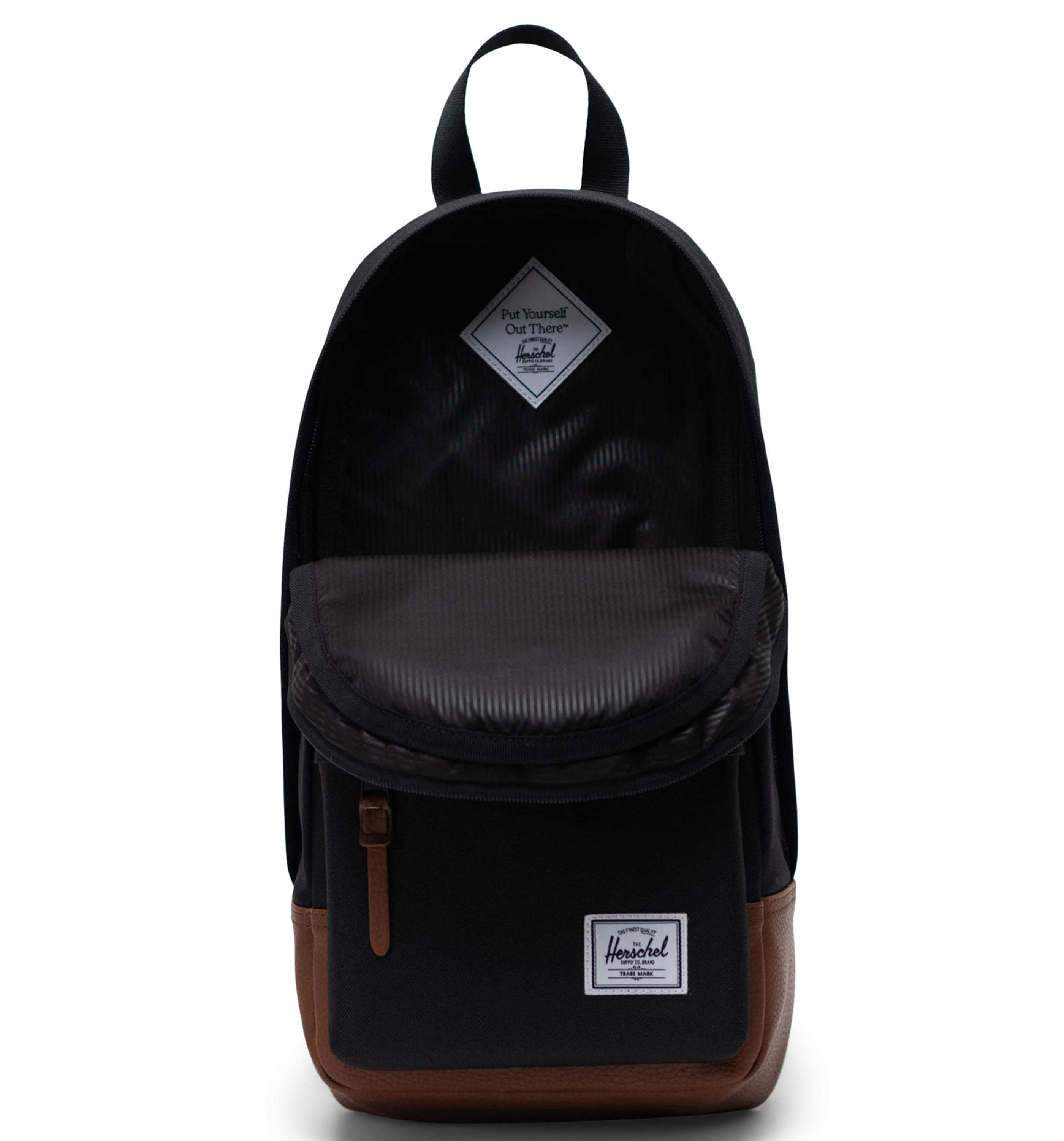 HERSCHELHerschel Heritage Shoulder Bag Black/Tan Crossbody