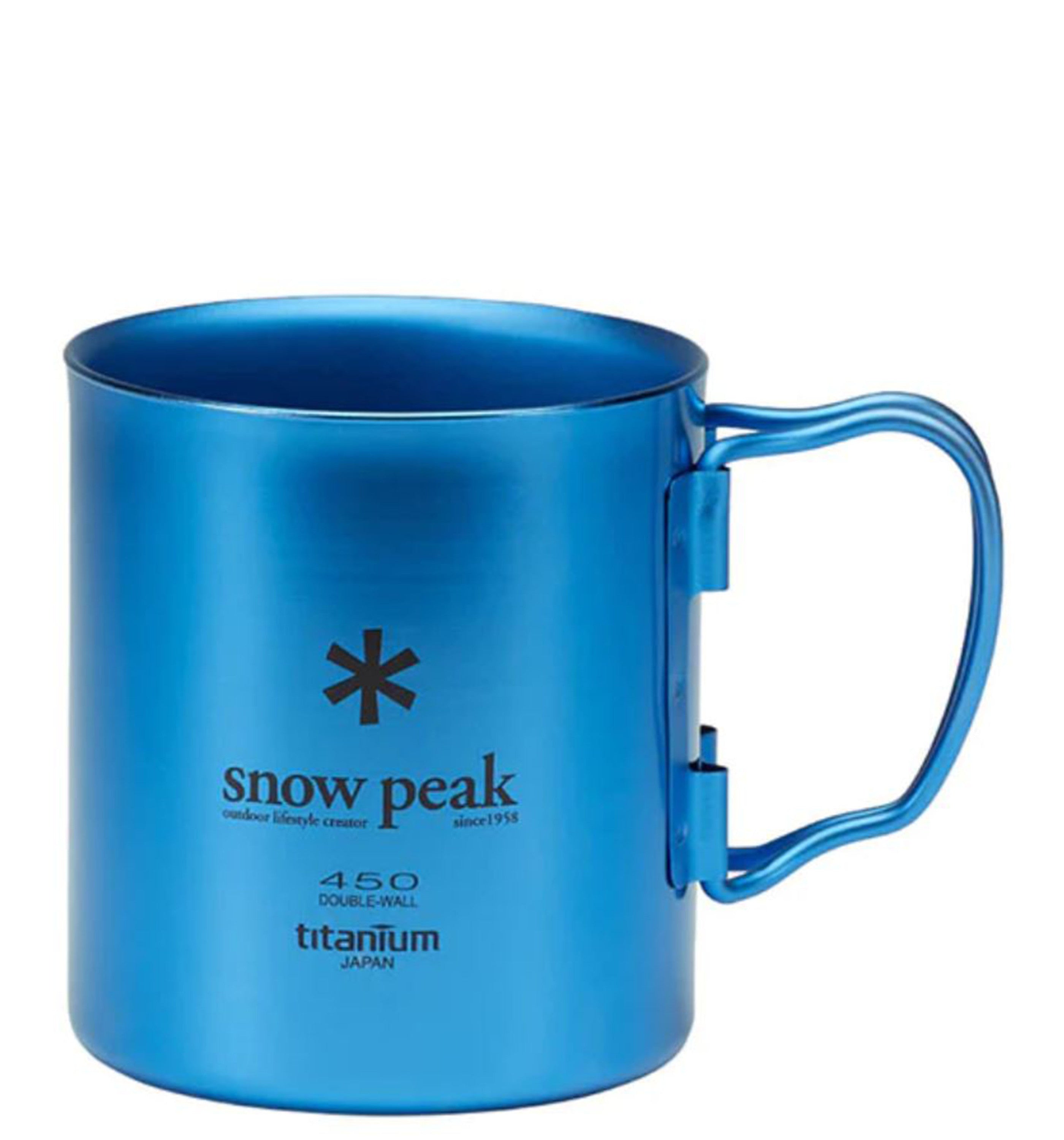 SNOW PEAKTITANIUM DOUBLE WALL CUP 450 BLUE