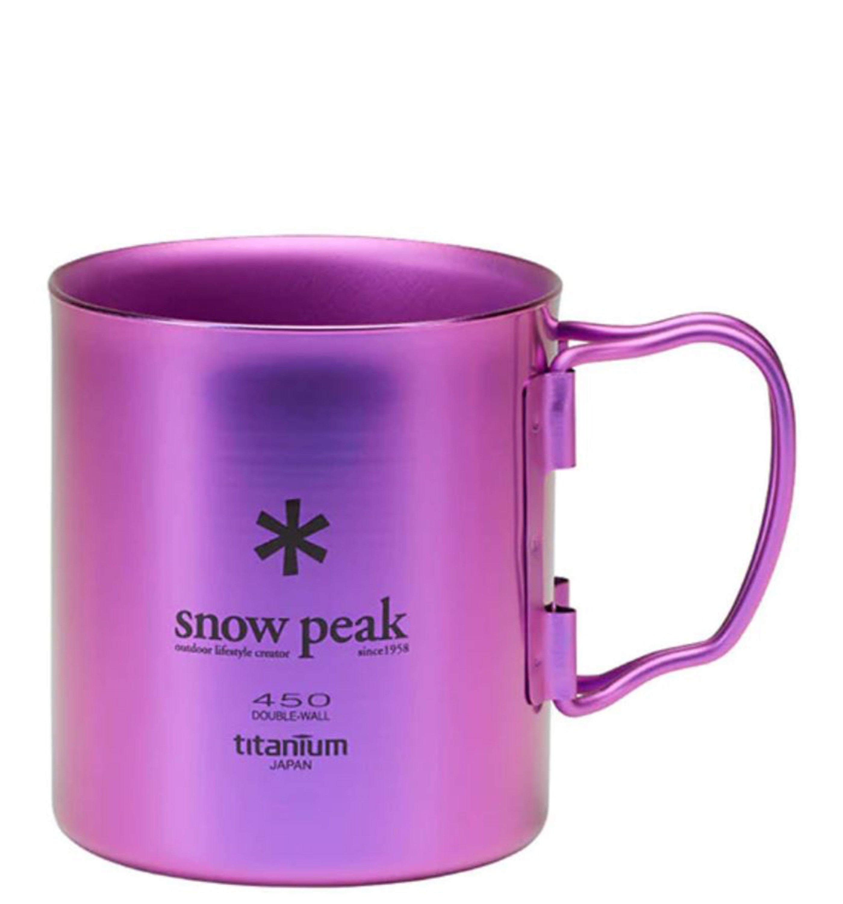 SNOW PEAKTITANIUM DOUBLE WALL CUP 450 PURPLE