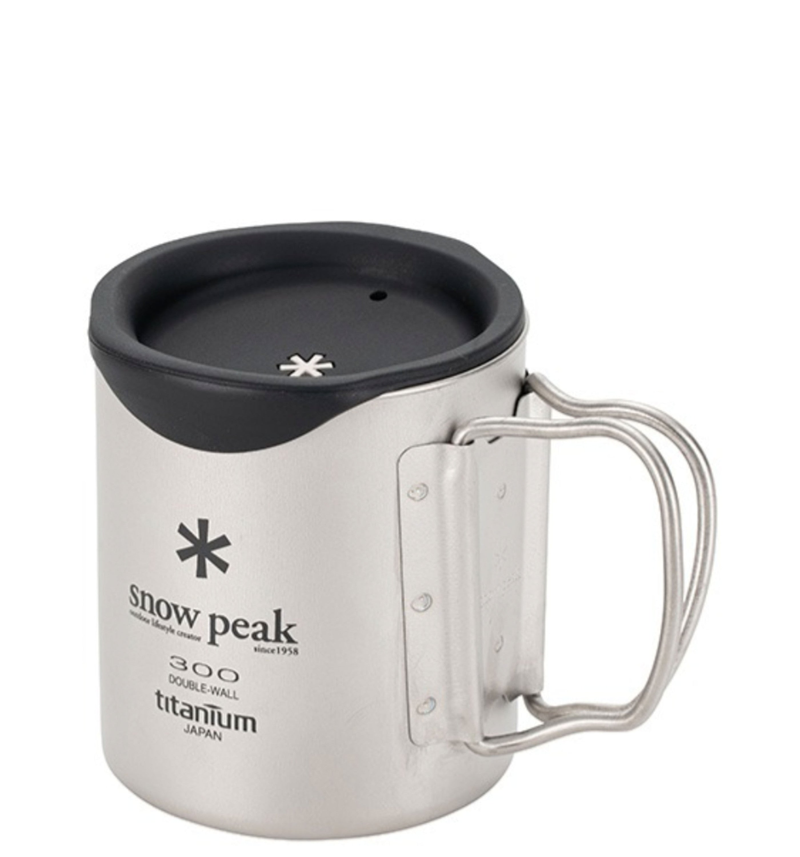 SNOW PEAKDOUBLE MUG 300ML SILICONE LID