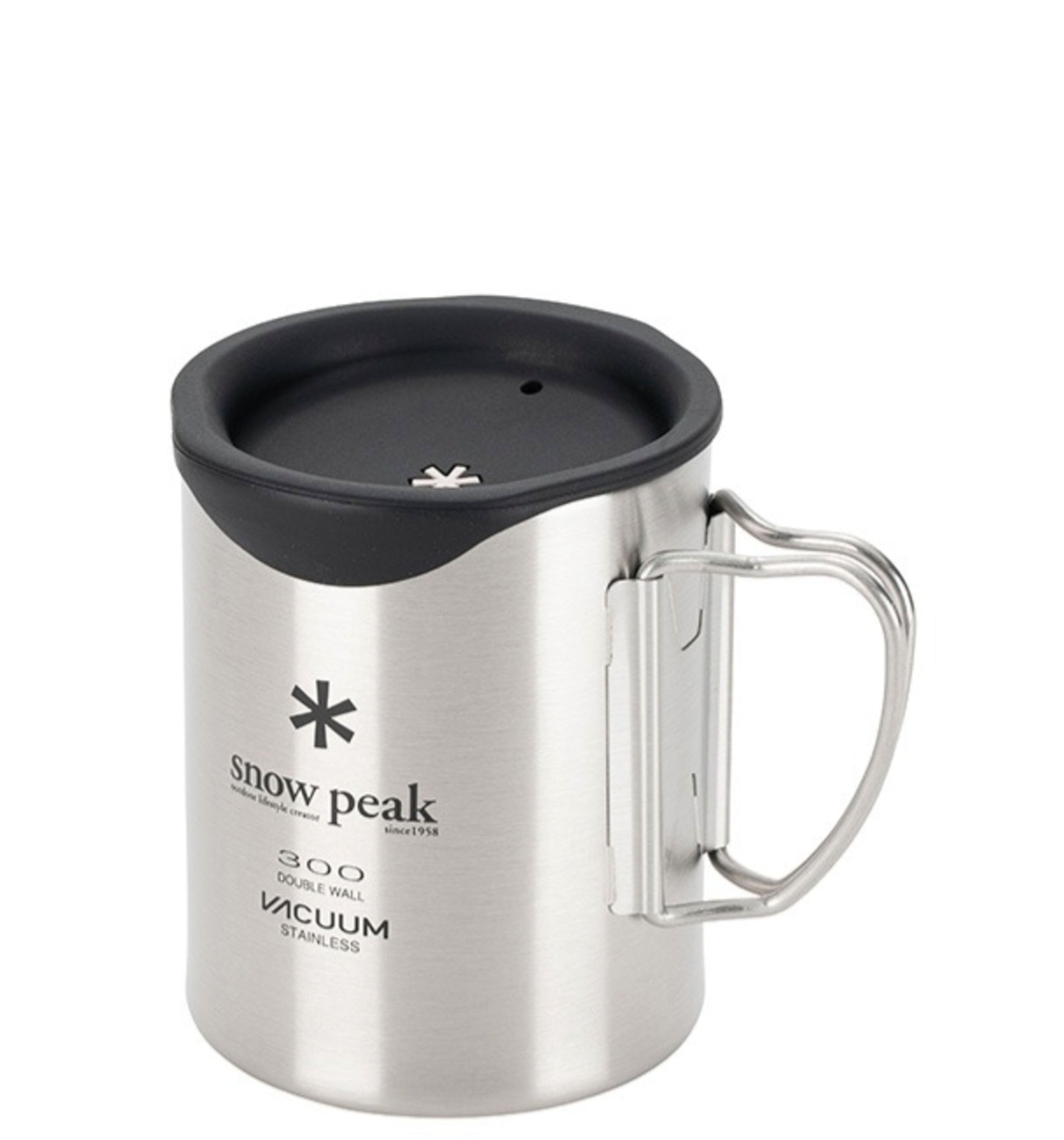 SNOW PEAKDOUBLE MUG 300ML SILICONE LID