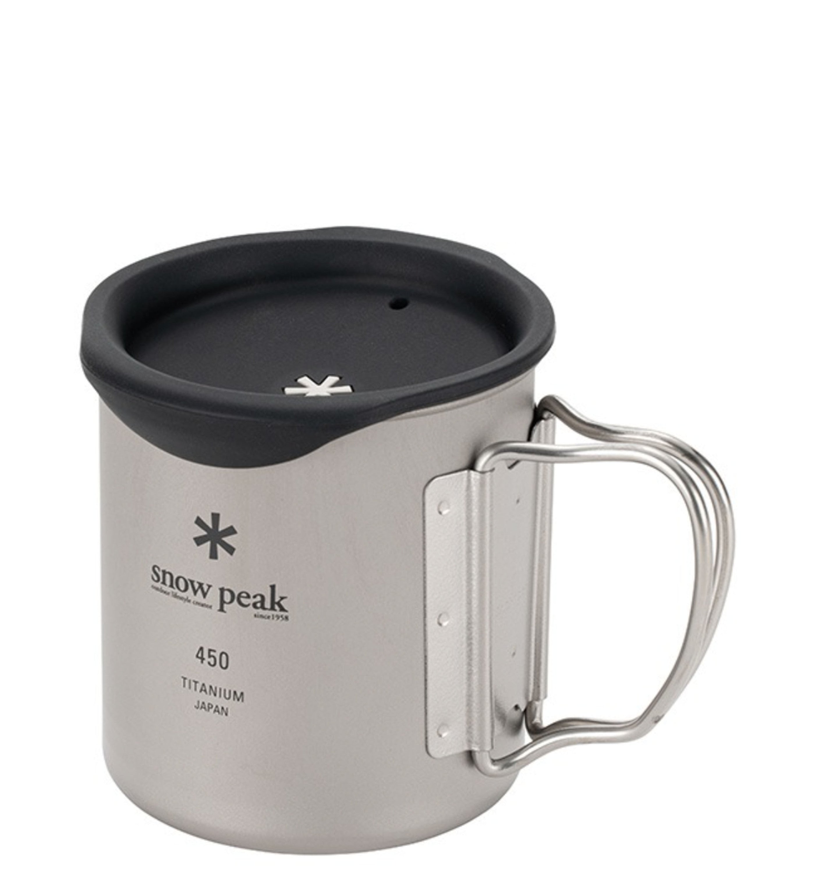 SNOW PEAKDOUBLE MUG 450ML SILICONE LID