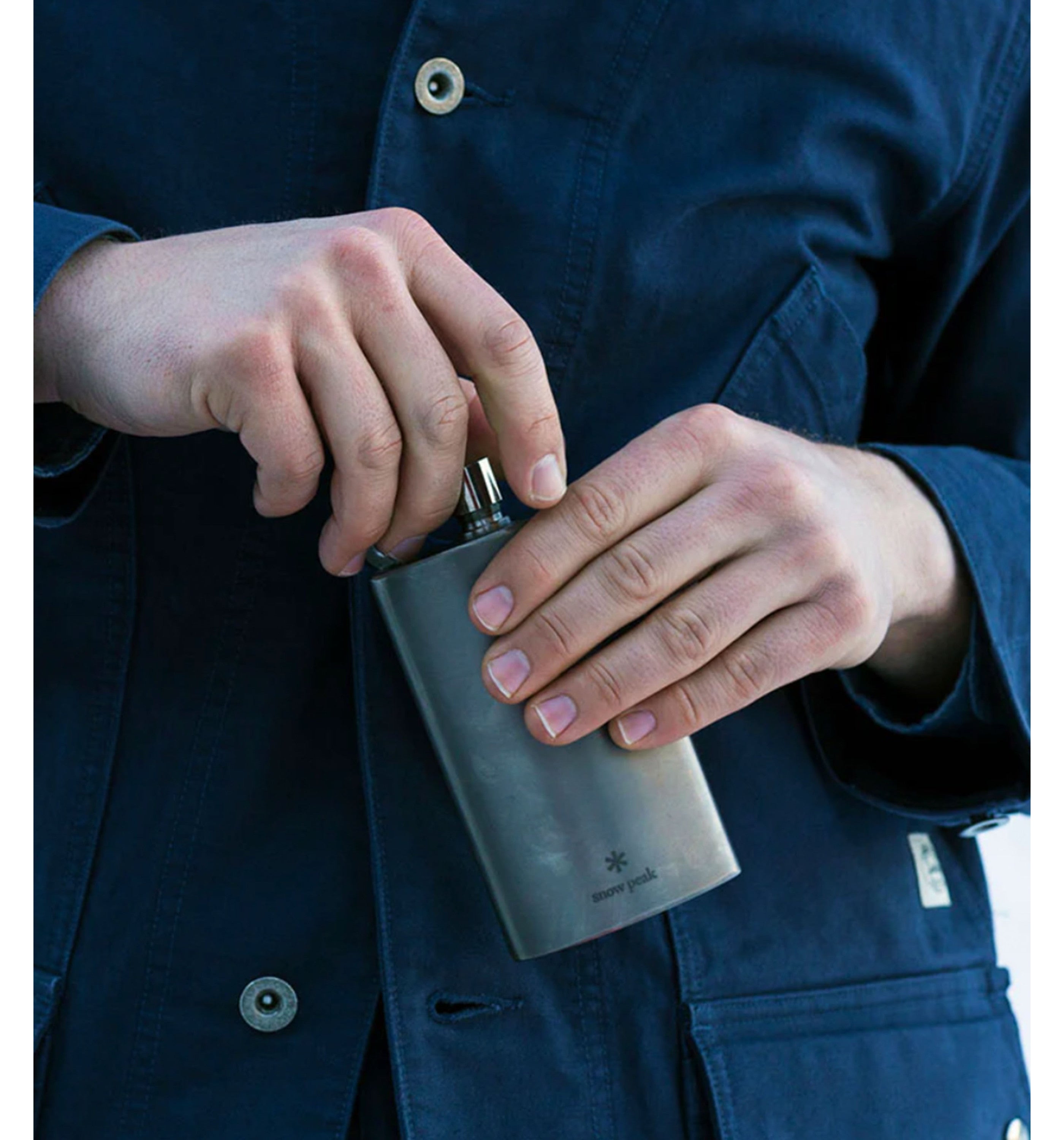 SNOW PEAKTITANIUM FLASK L