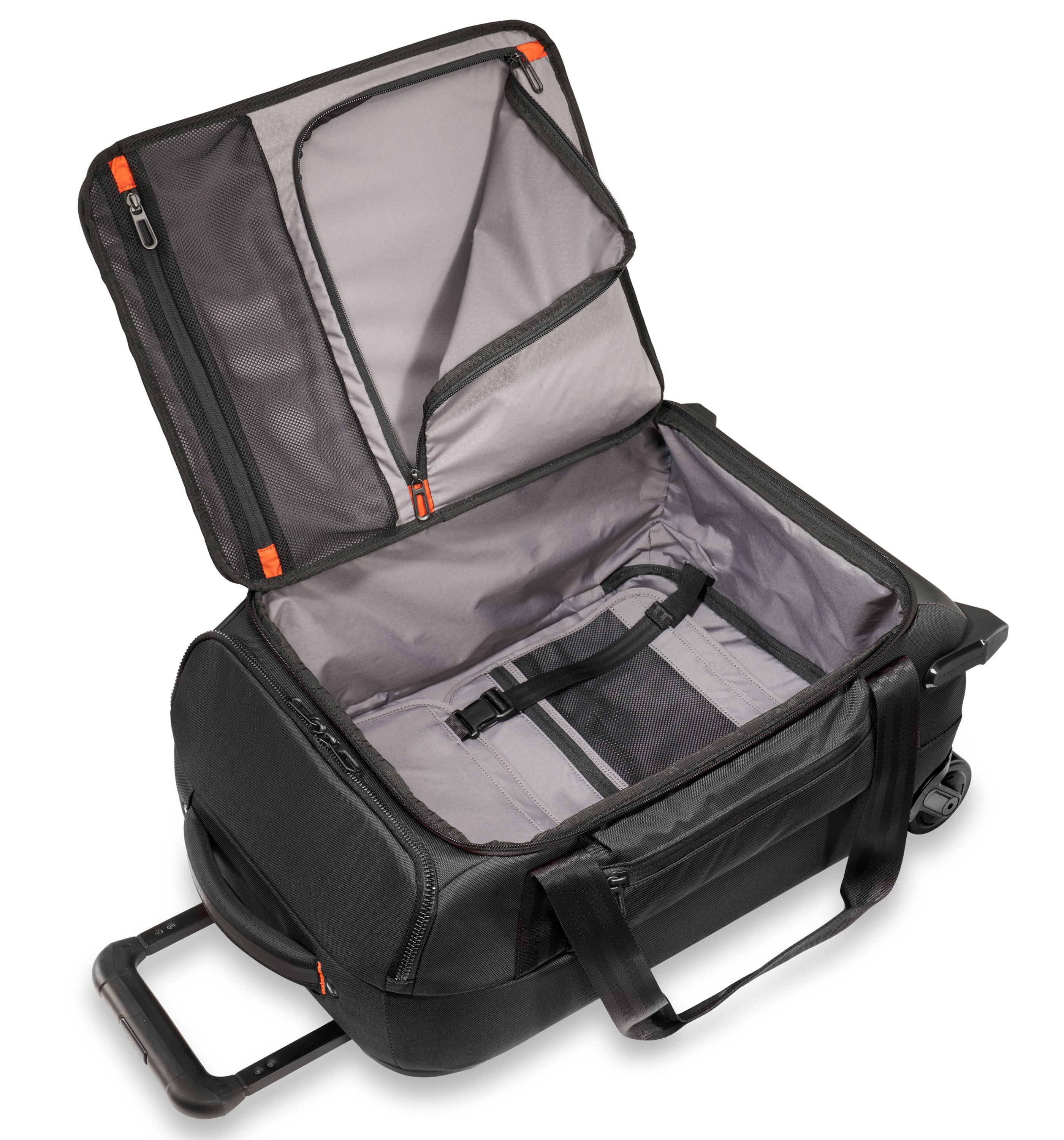BRIGGS & RILEYZDX CARRY-ON UPRIGHT DUFFLE BLACK