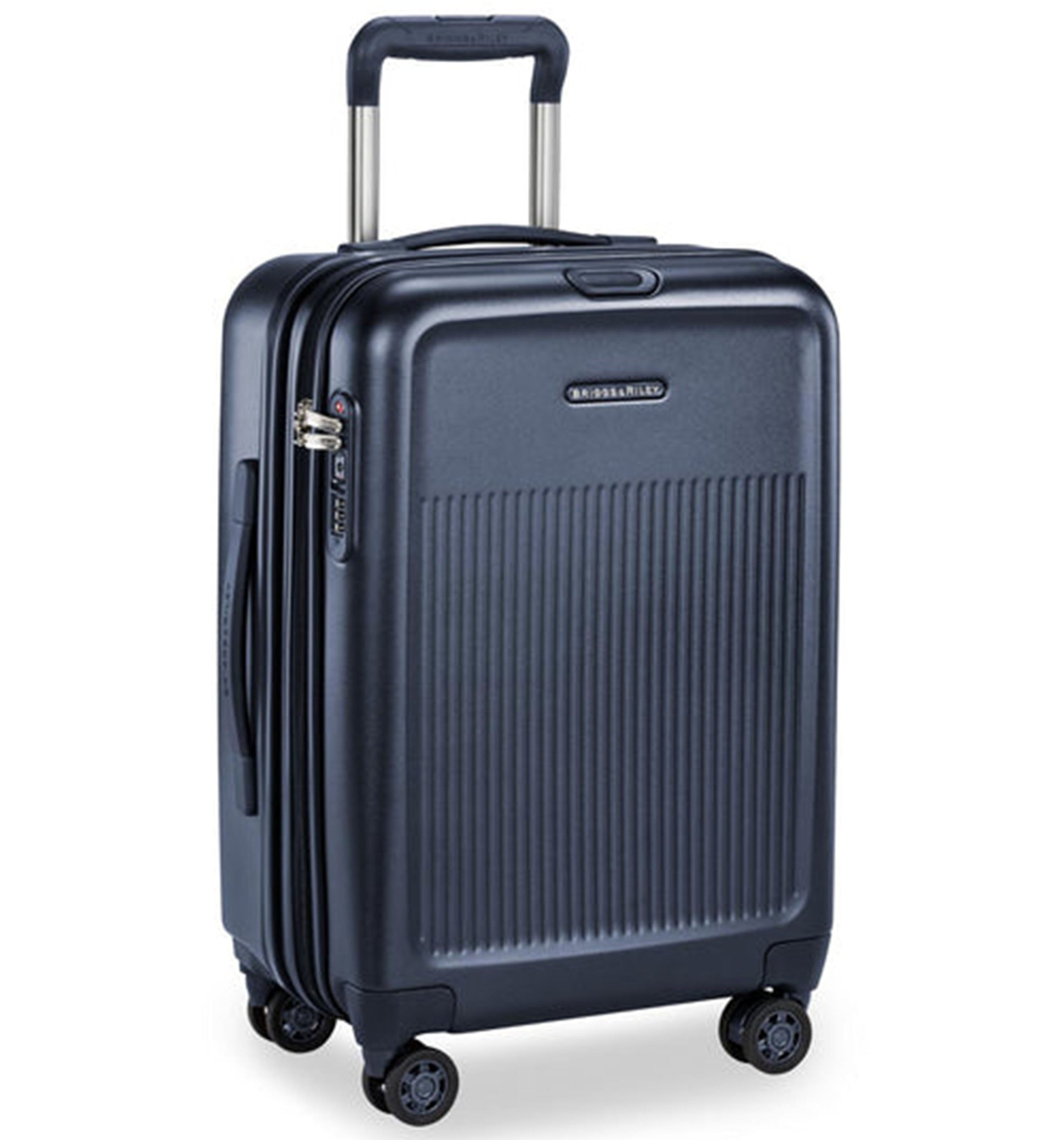 BRIGGS & RILEYSYMPATICO INTERNATIONAL CARRY-ON EXPANDABLE SPINNER NAVY