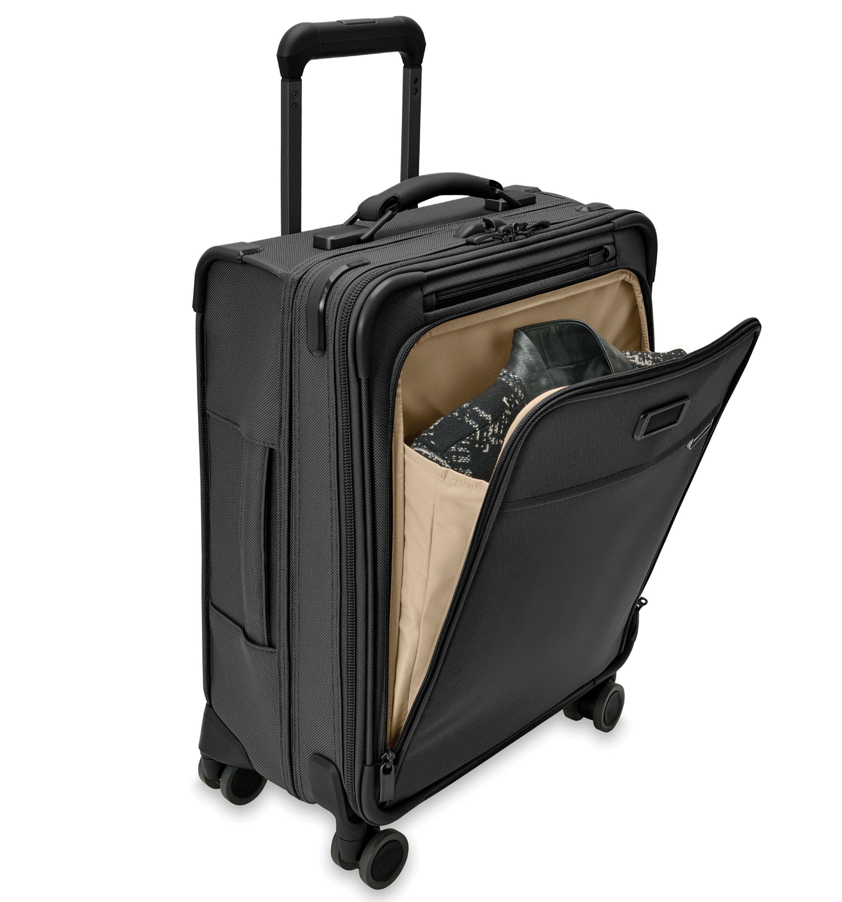 BRIGGS & RILEYBASELINE INTERNATIONAL CARRY-ON EXPANDABLE SPINNER BLACK