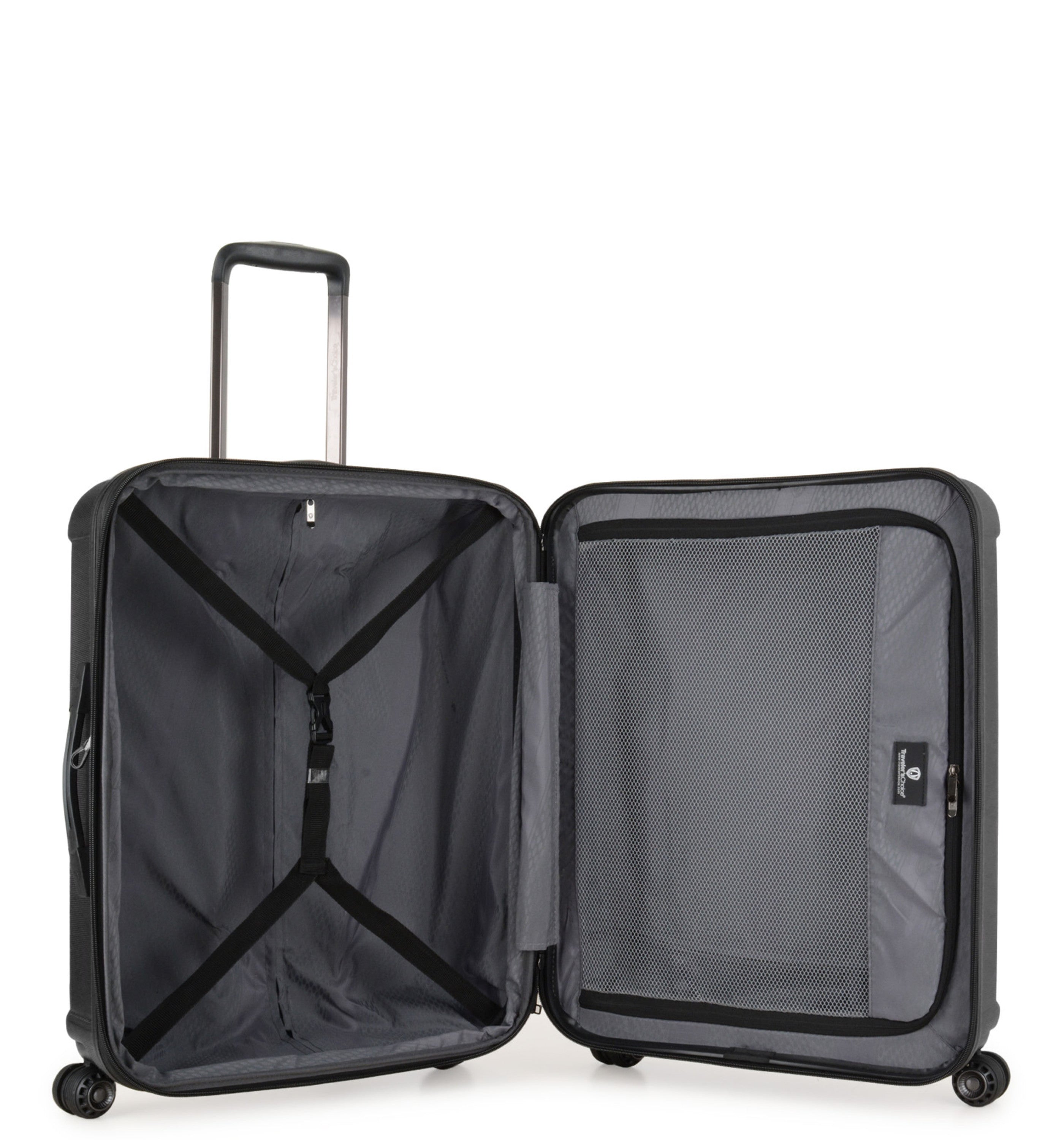 TRAVELERS CHOICEART OF TRAVEL 2 BLACK 25IN (M) LUGGAGE