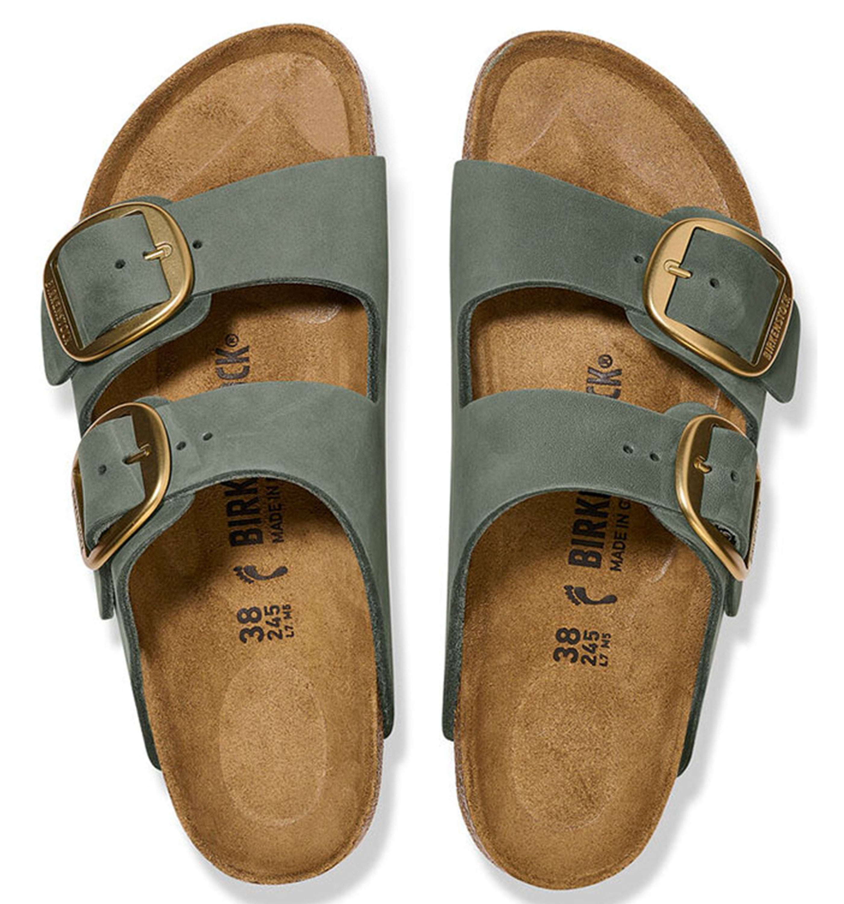 BIRKENSTOCKArizona Big Buckle Nubuck Womens