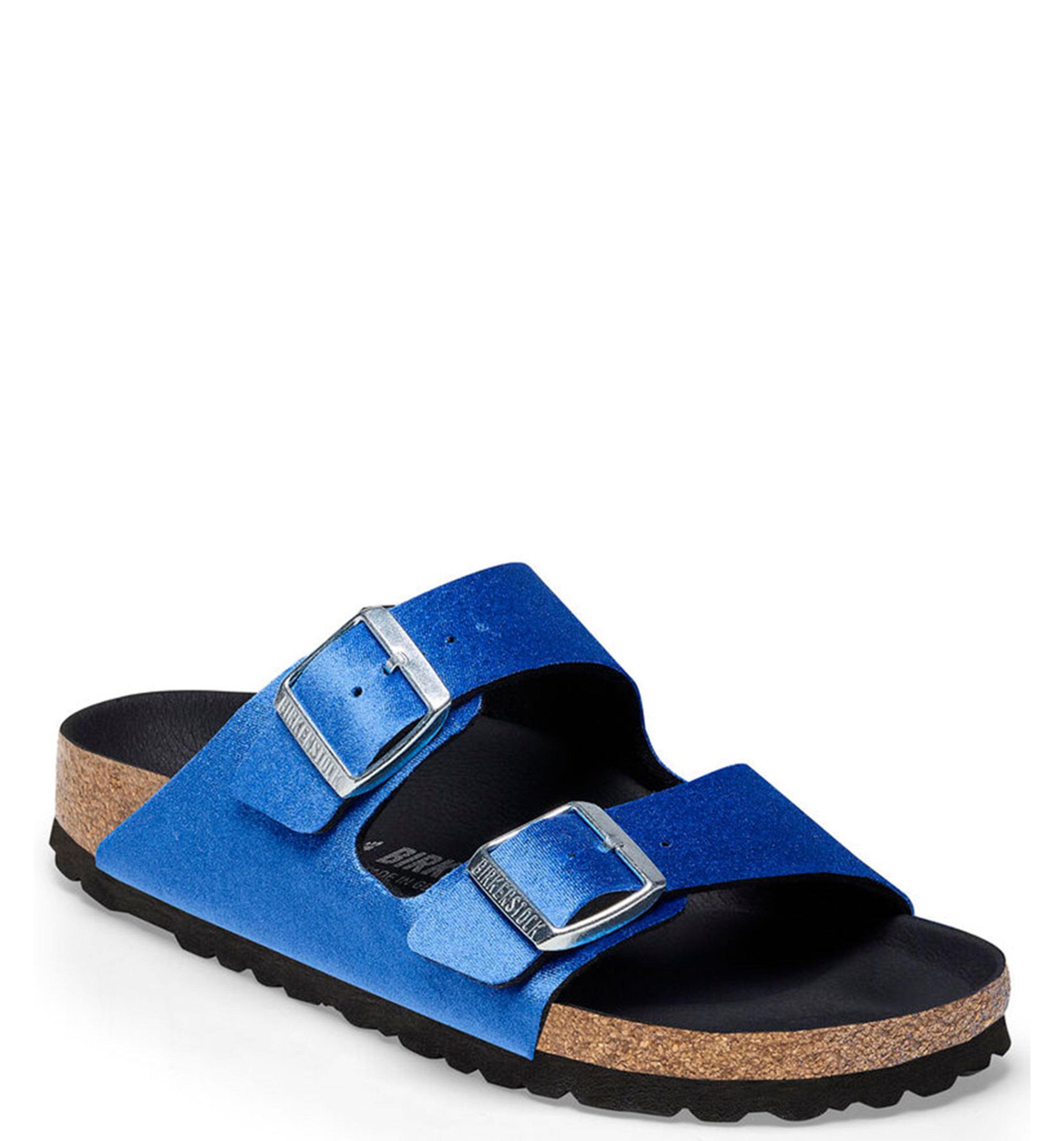 BIRKENSTOCKArizona Rivet Logo Vegan Velvet Decorum Womens