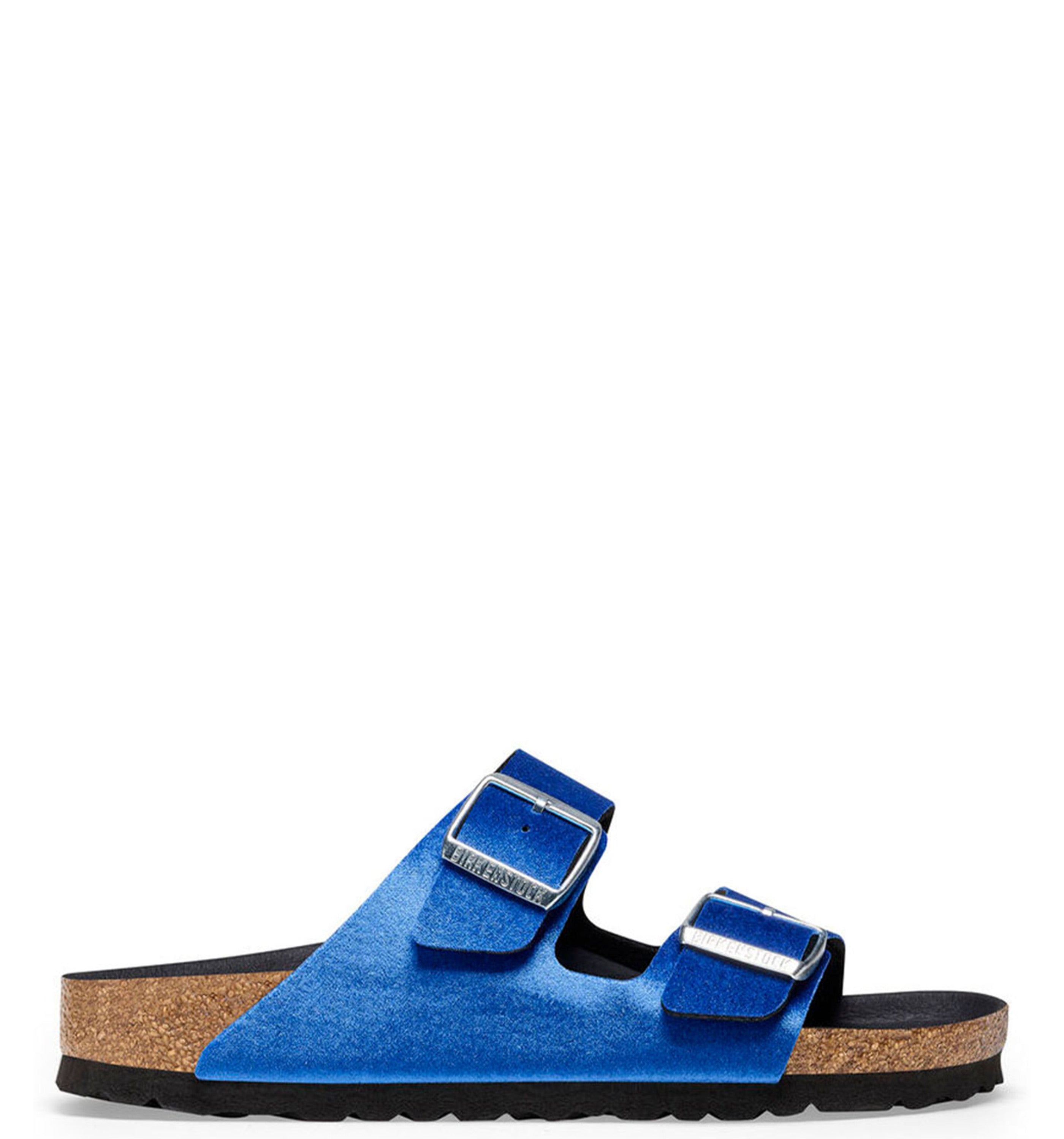 BIRKENSTOCKArizona Rivet Logo Vegan Velvet Decorum Womens