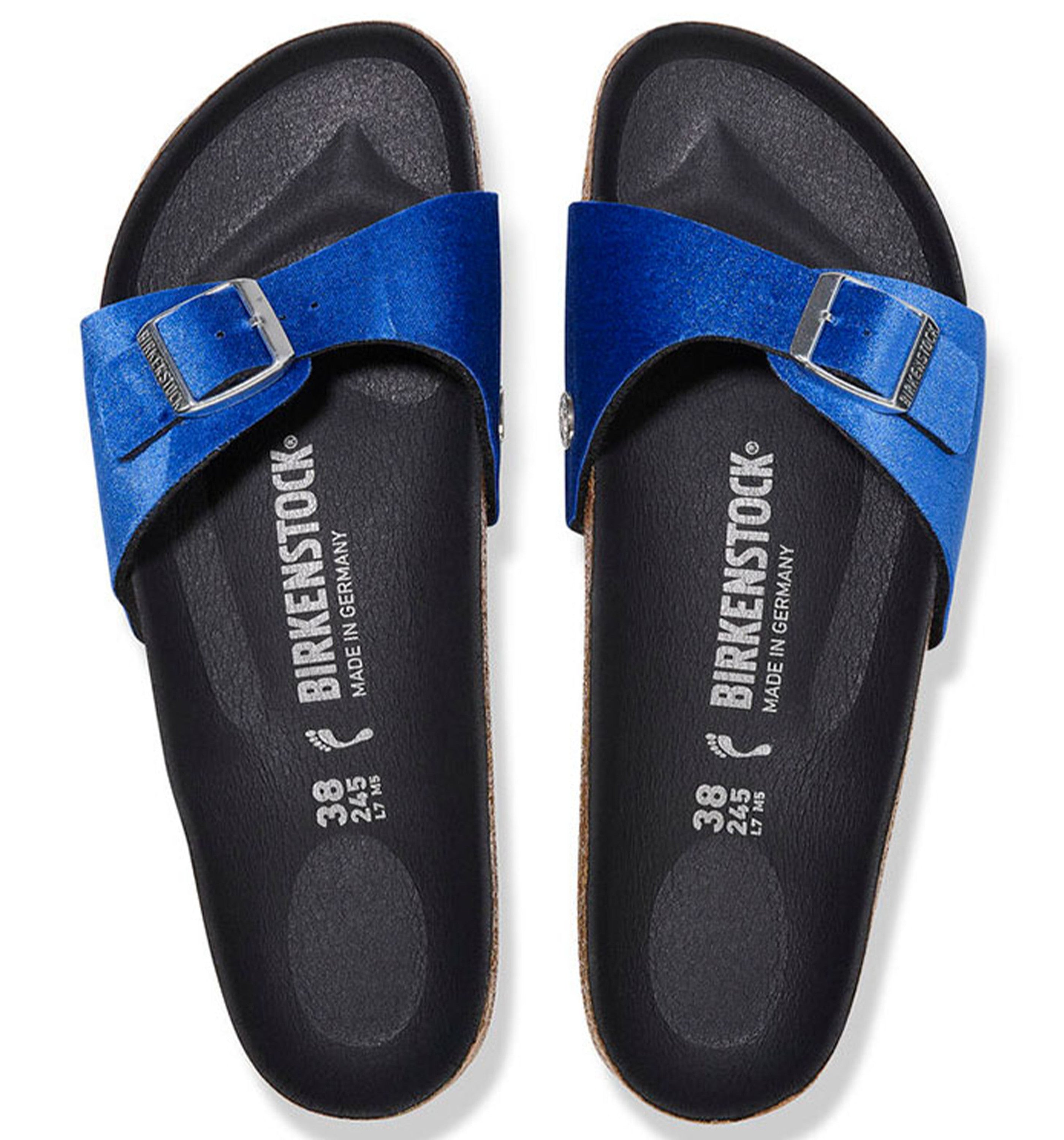 BIRKENSTOCKMadrid Rivet Logo Vegan Velvet Decorum Womens