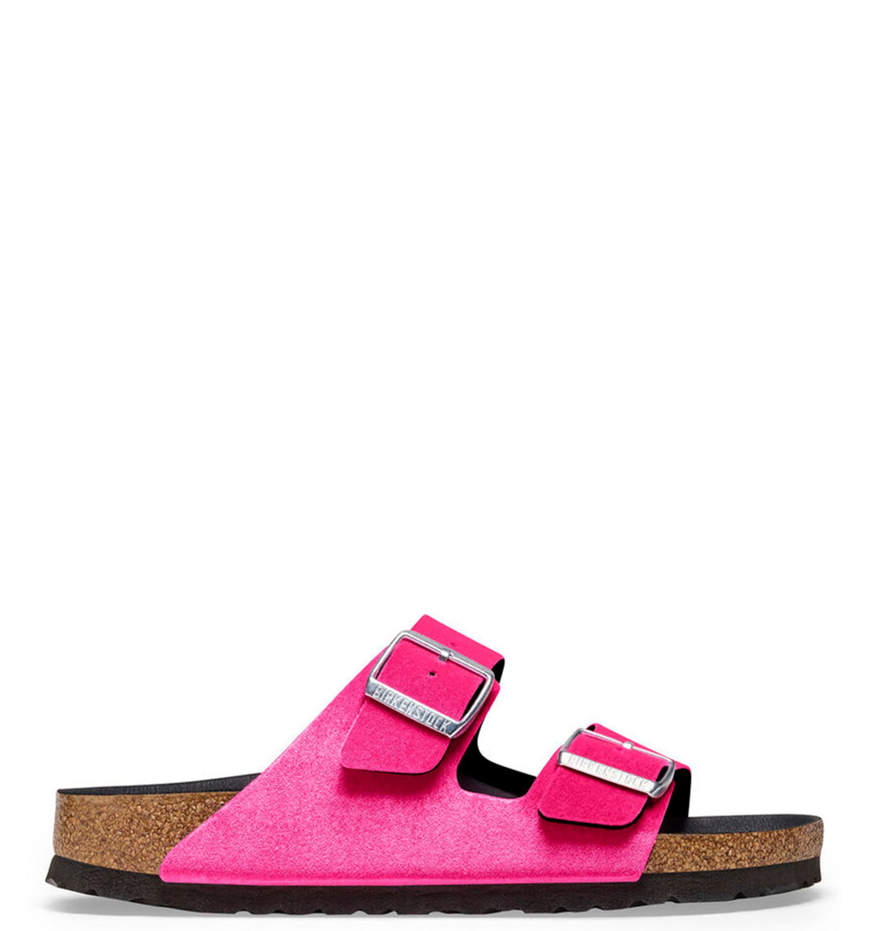 BIRKENSTOCKArizona Rivet Logo Vegan Velvet Decorum Womens