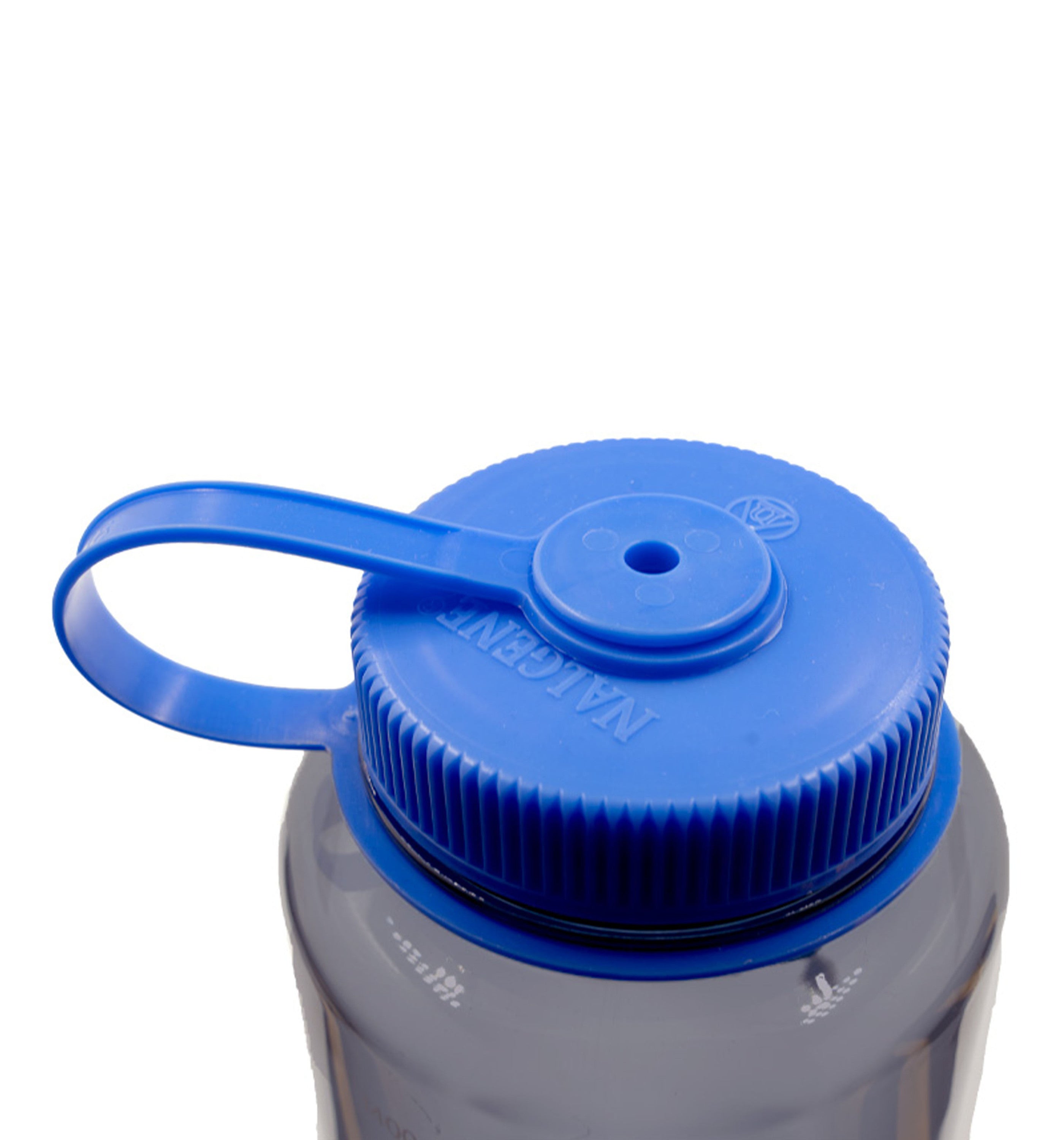 NALGENE48oz Silo Grey, Blue Cap, Sustain Accessories