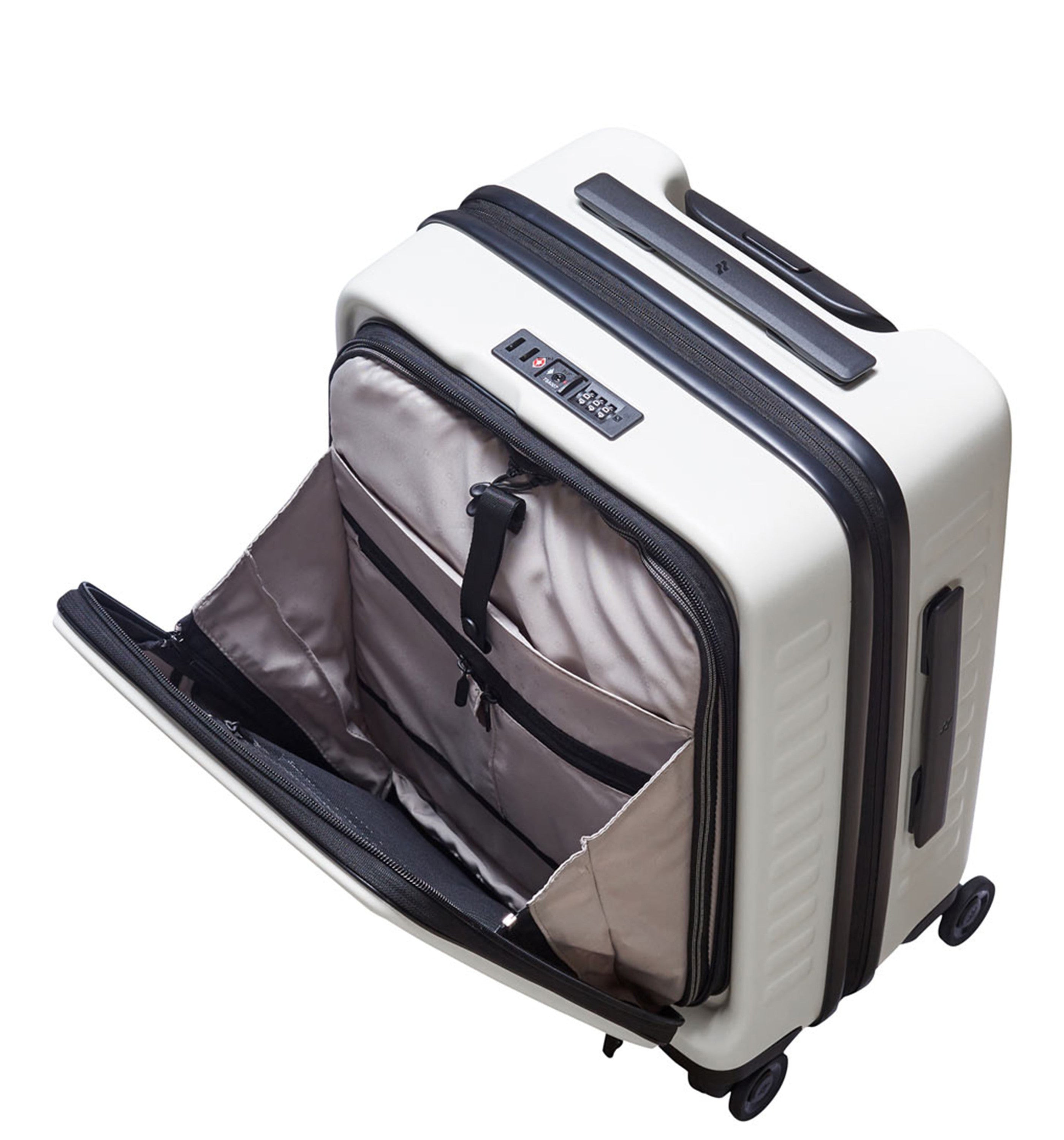 LOJELCUBO CLASSIC 21 in. Luggage Off White (S)