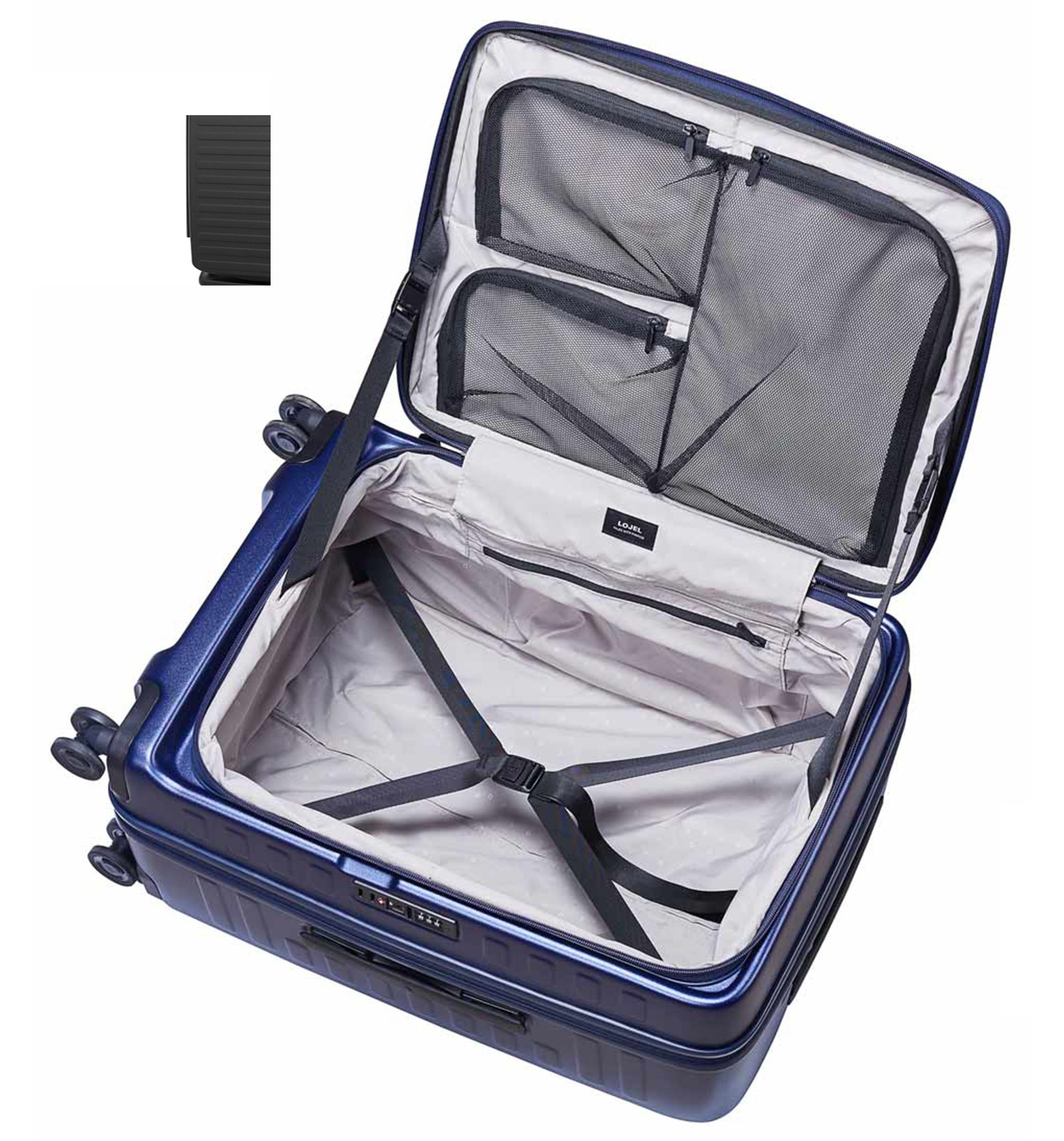 LOJELCUBO CLASSIC 26 in. Luggage Navy Blue (M)