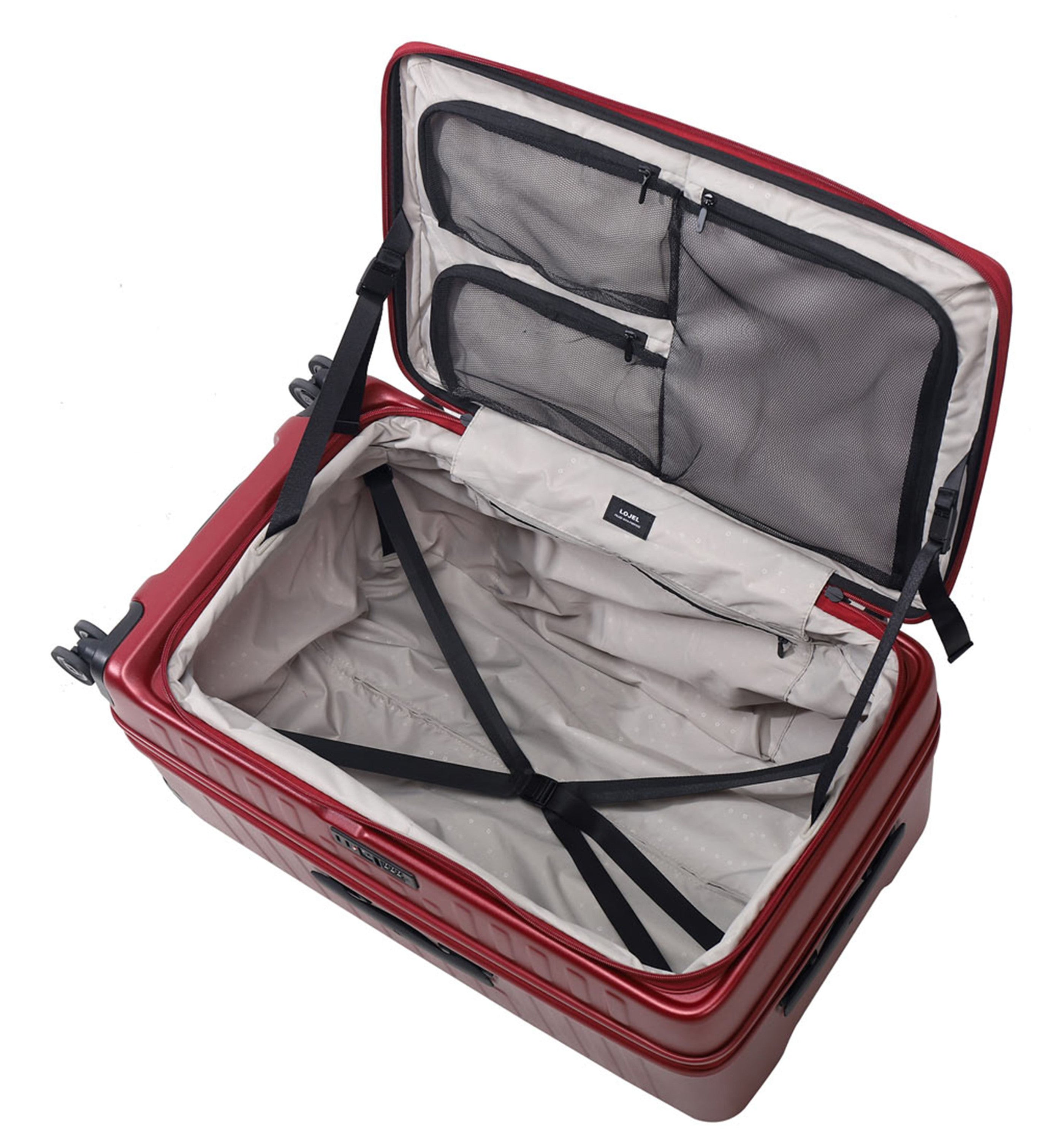LOJELCUBO CLASSIC Fit 29.5 in. Luggage Burgundy