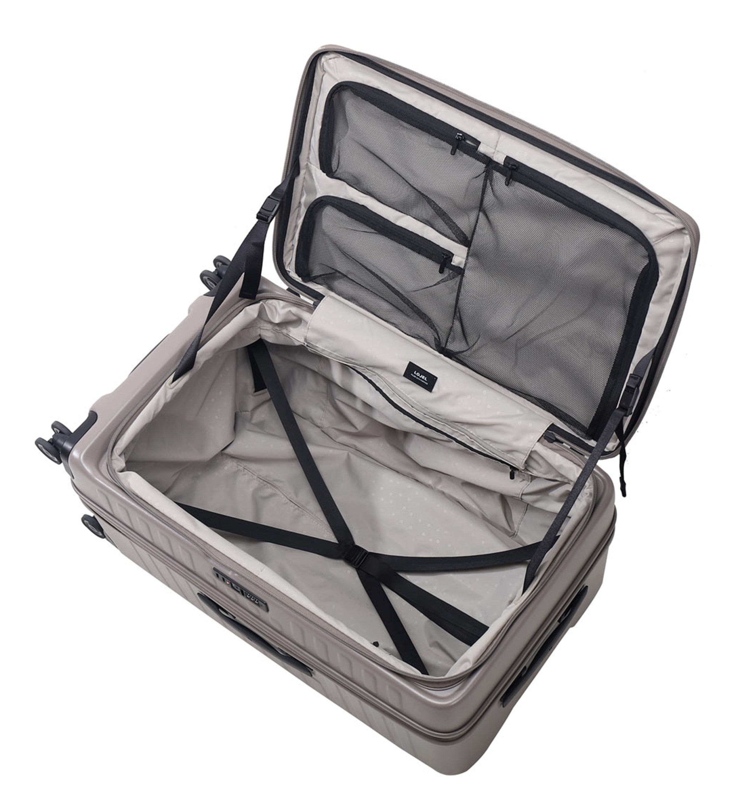 LOJELCUBO CLASSIC Fit 29.5 in. Luggage Warm Gray