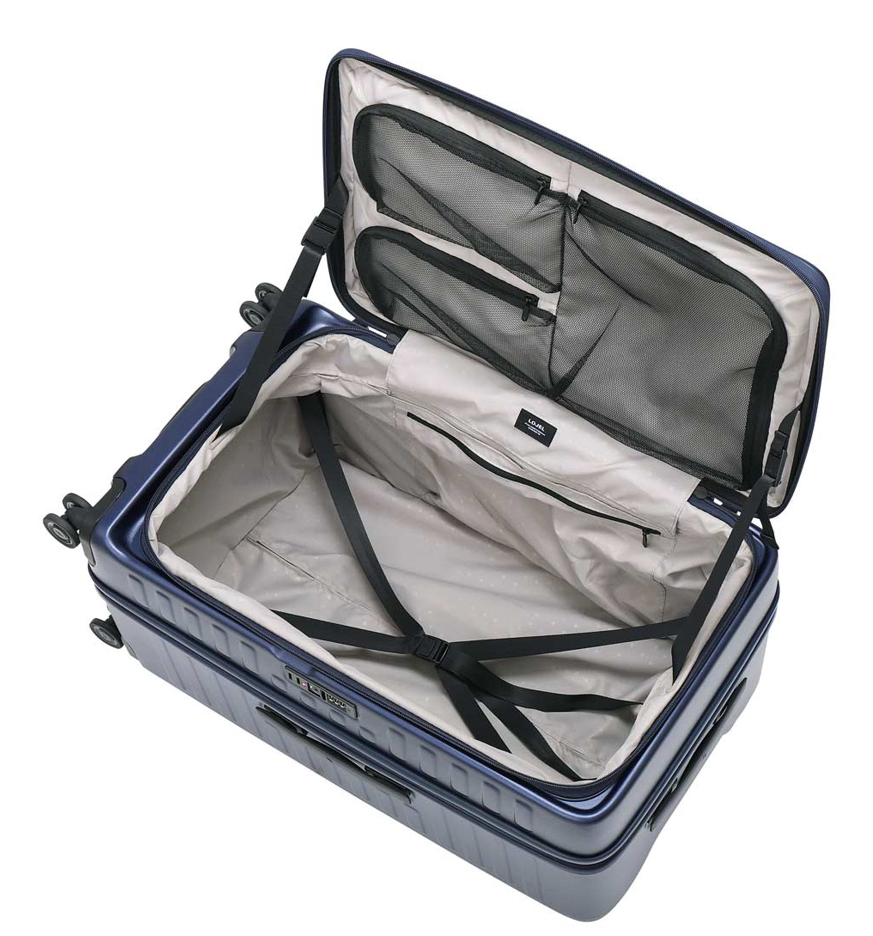 LOJELCUBO CLASSIC Fit 29.5 in. Luggage Navy Blue