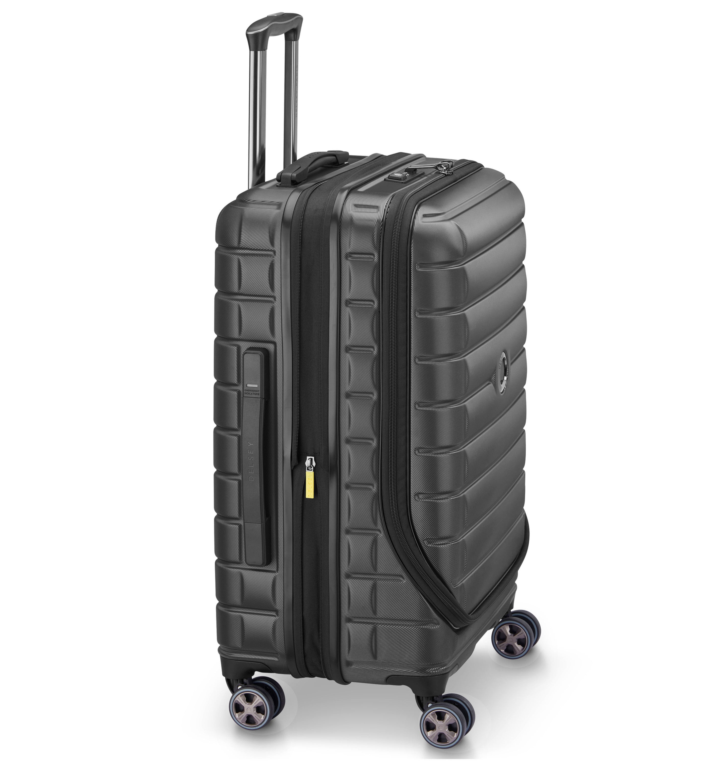 DELSEY PARISShadow 5.0 Front Opening Black 66cm (Medium) Luggage