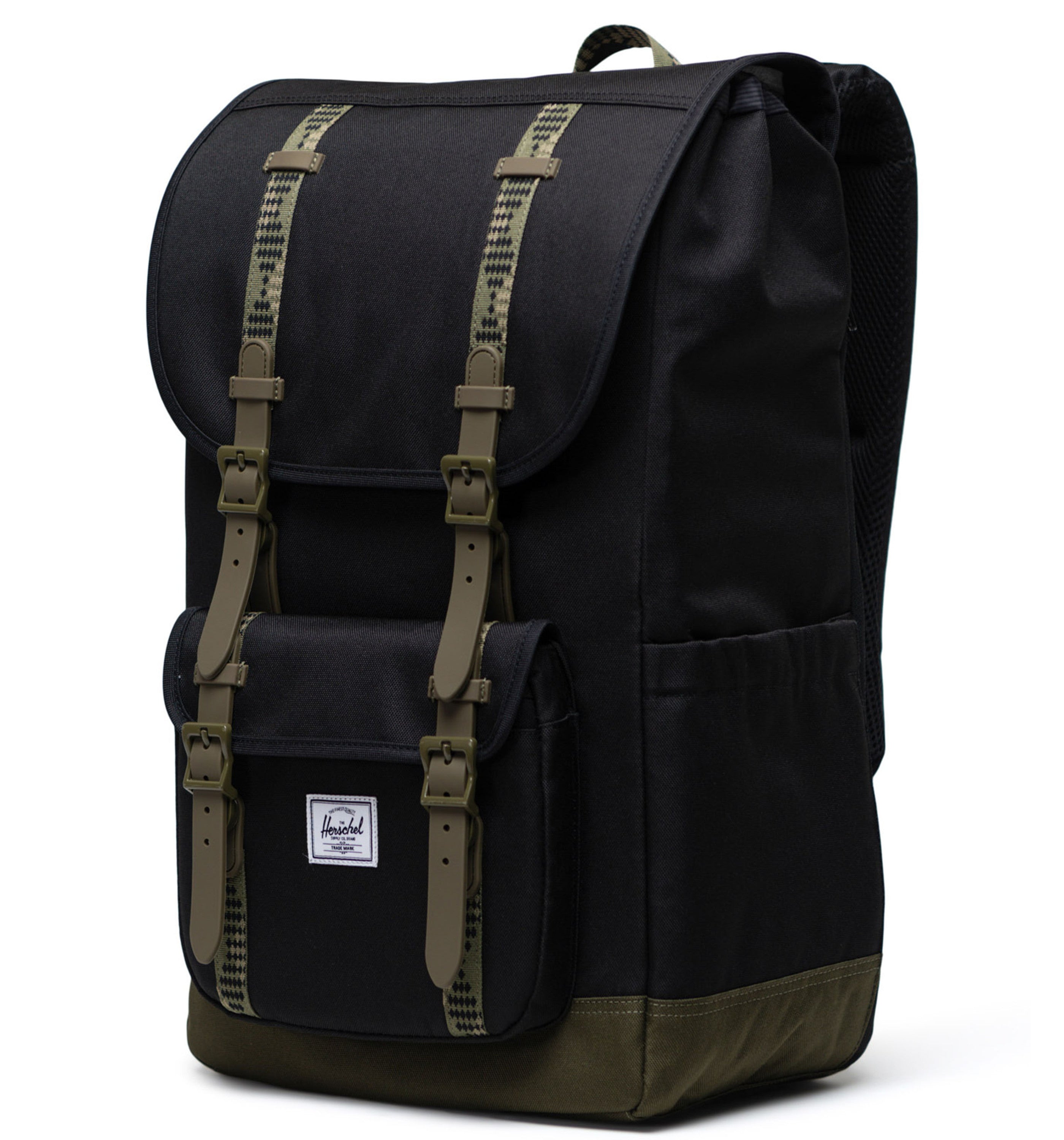 HERSCHELHerschel Little America Black/Ivy Green Backpack