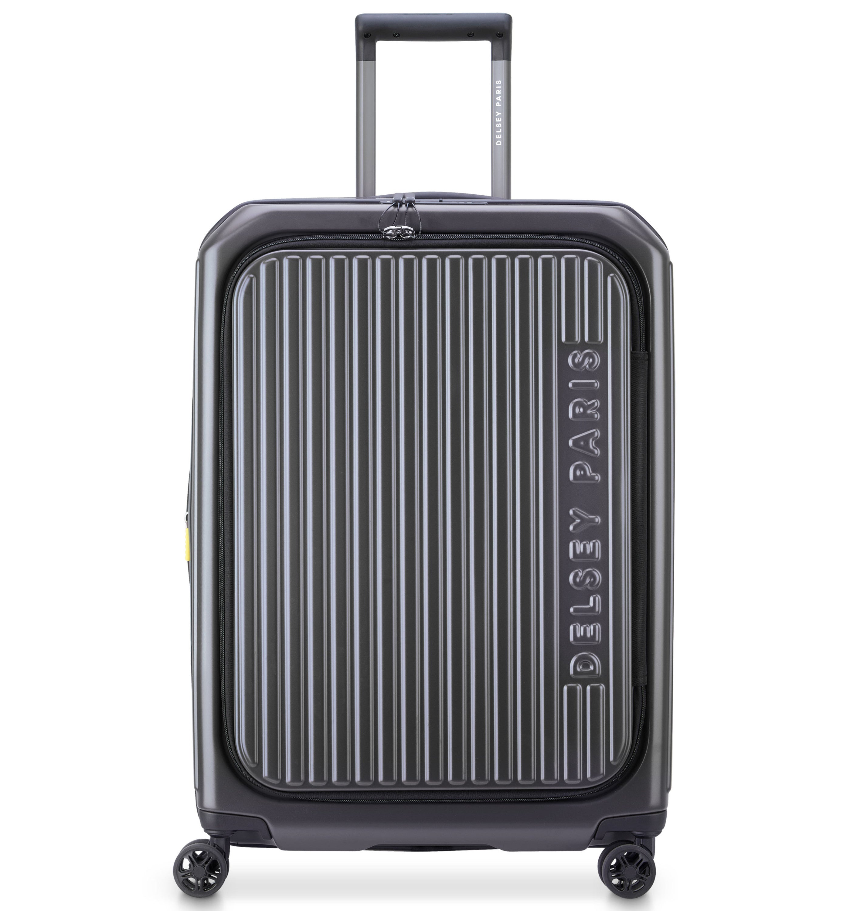 DELSEY PARISSecuritime Zip Front Opening Anthracite 65cm (Medium) Luggage