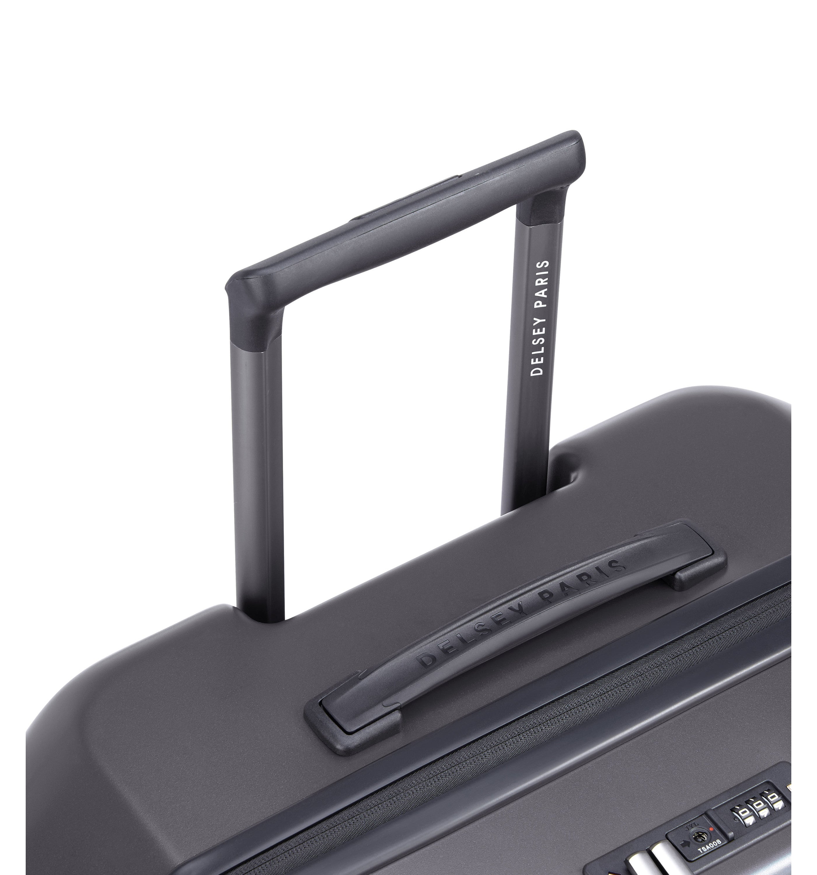 DELSEY PARISSecuritime Zip Front Opening Anthracite 65cm (Medium) Luggage