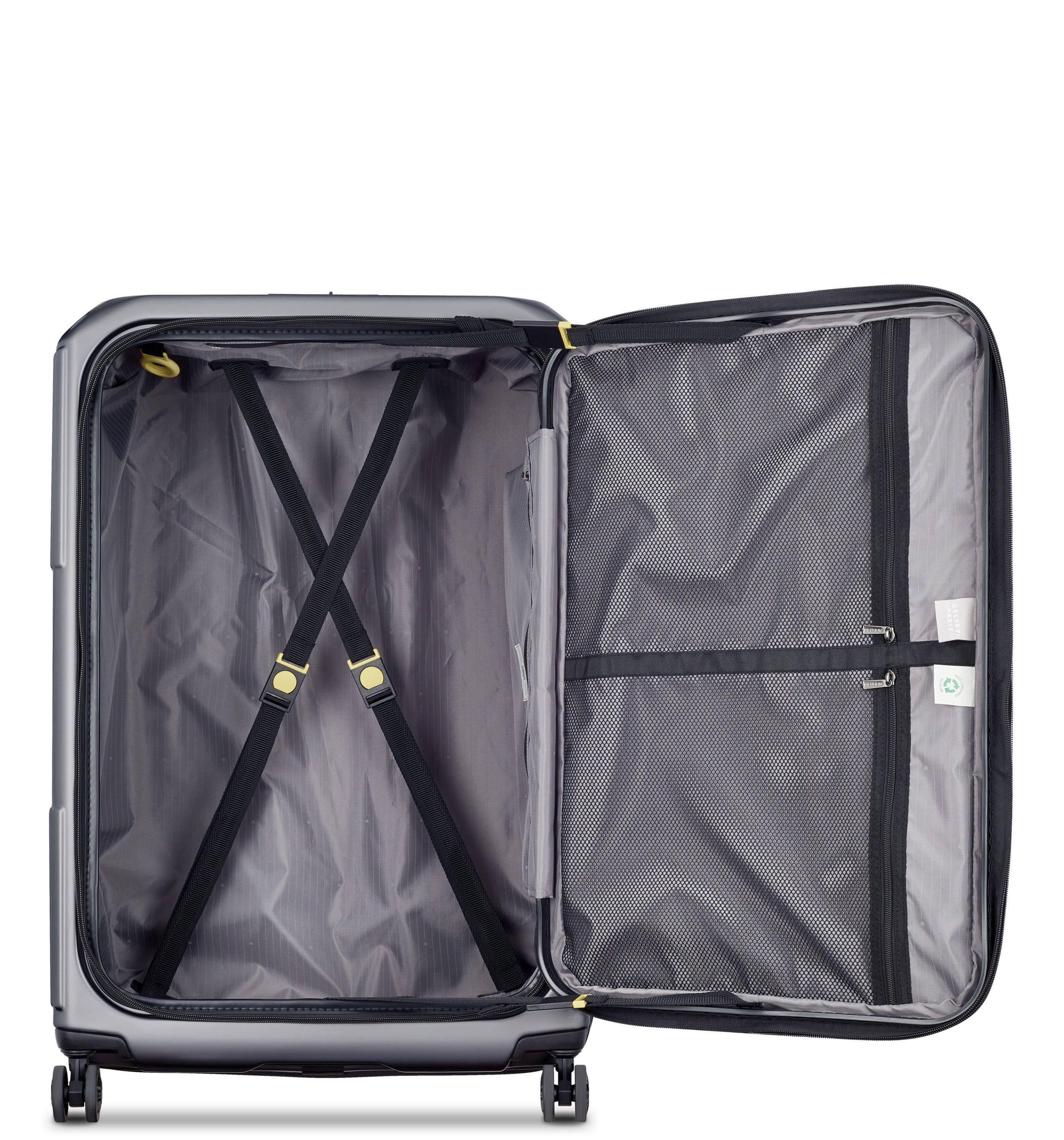 DELSEY PARISSecuritime Zip Front Opening Anthracite 77cm (Large) Luggage