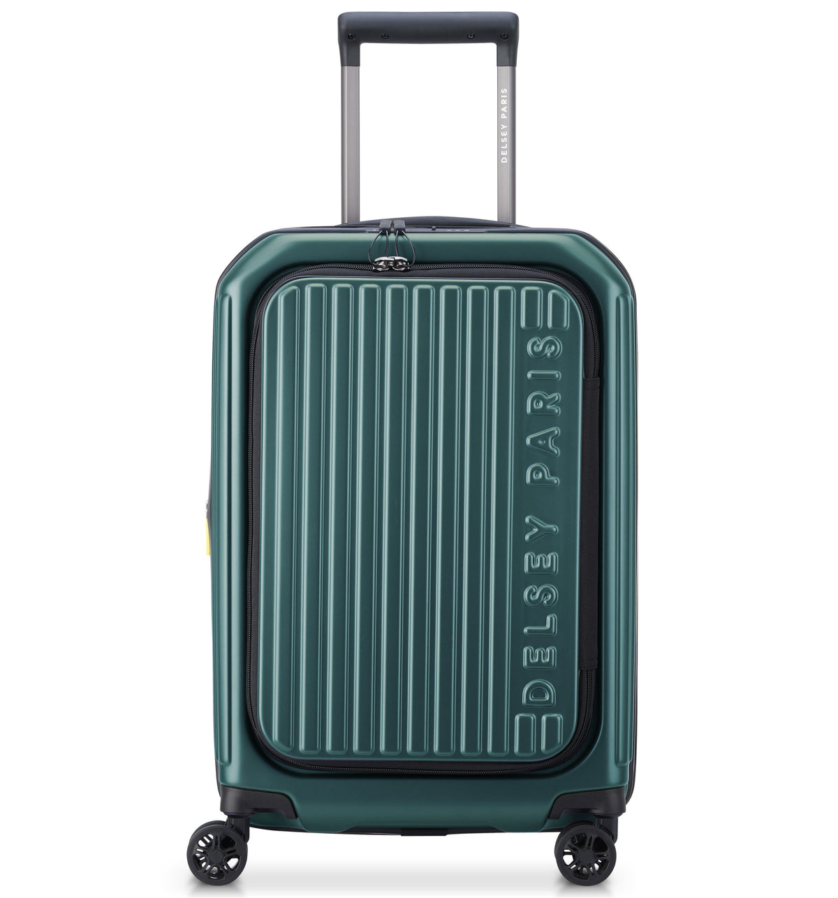 DELSEY PARISSecuritime Zip Front Opening Deep Green 55cm (Small) Luggage