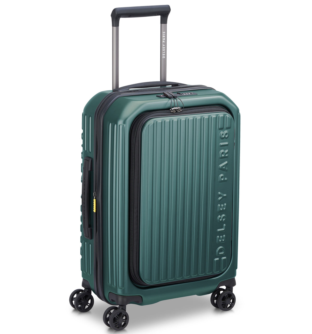 DELSEY PARISSecuritime Zip Front Opening Deep Green 55cm (Small) Luggage