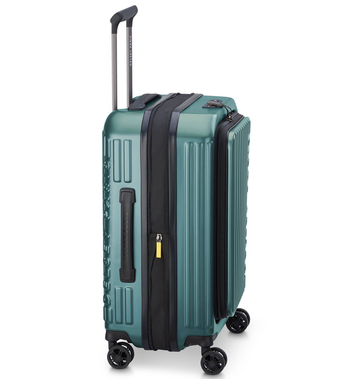 DELSEY PARISSecuritime Zip Front Opening Deep Green 55cm (Small) Luggage