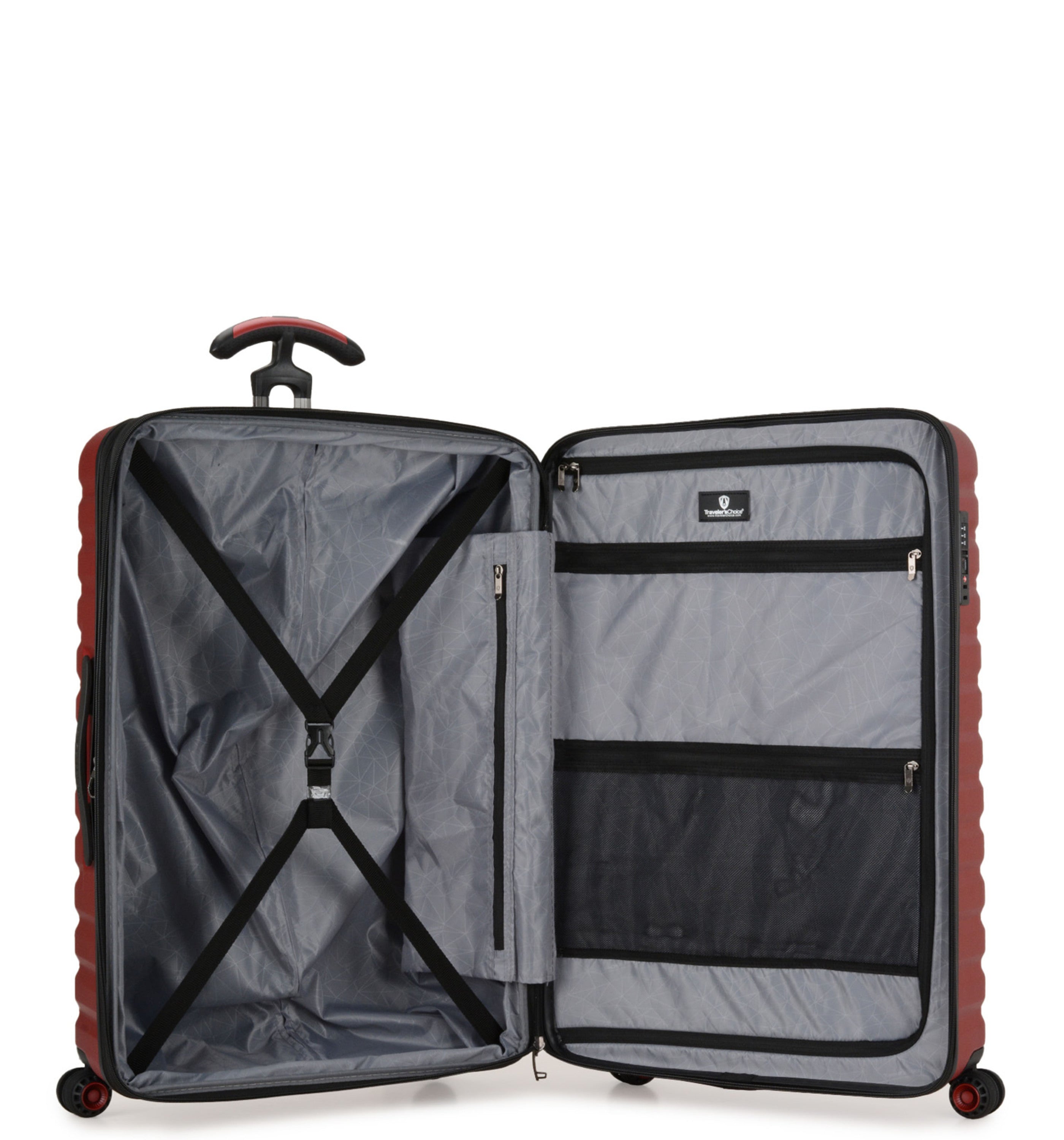 TRAVELERS CHOICETraveler's Choice Whitehorse Metallic Red 30in (L) Luggage