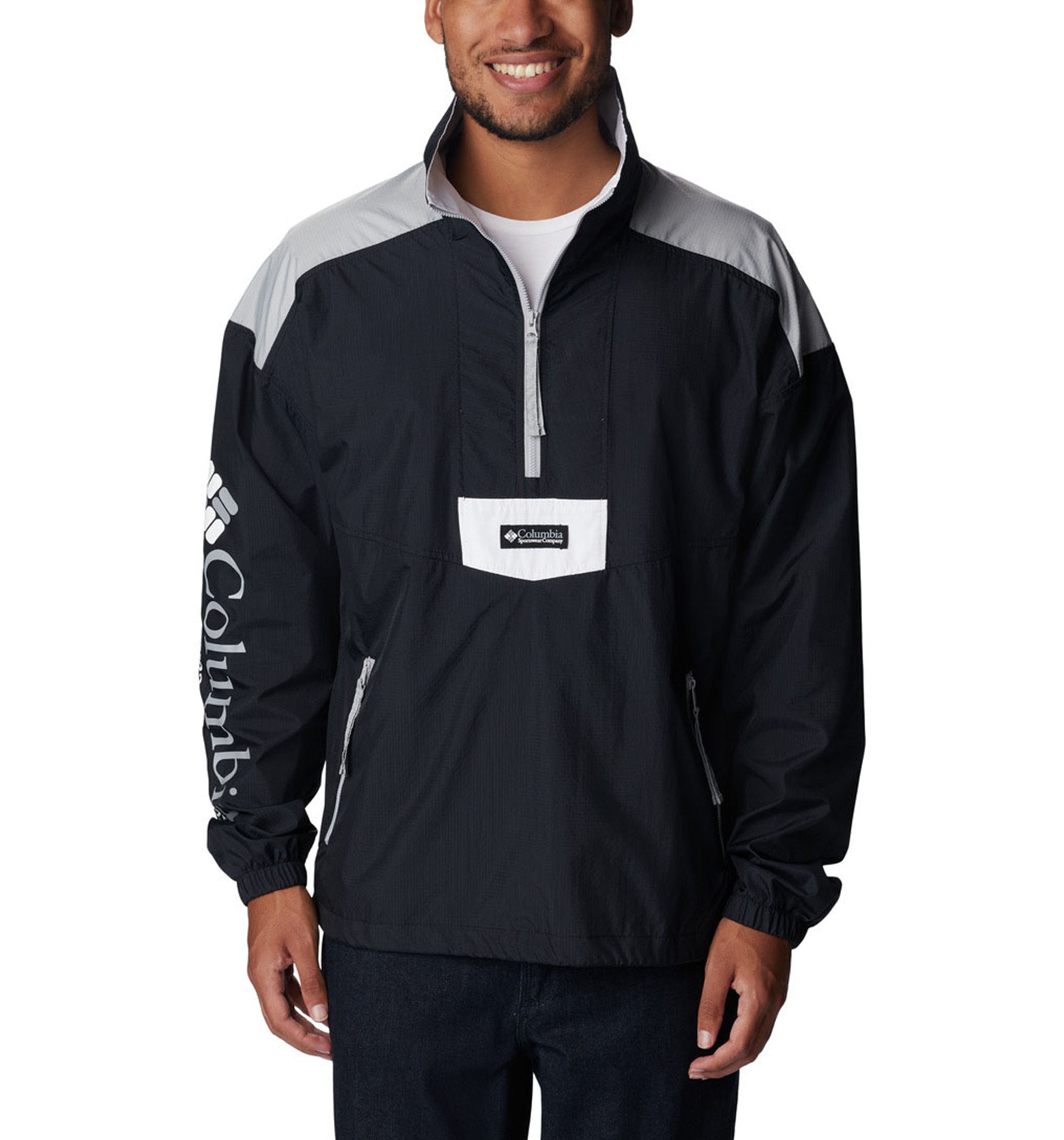 COLUMBIA SPORTSWEARColumbia Men's Riptide Anorak Windbreaker Jacket