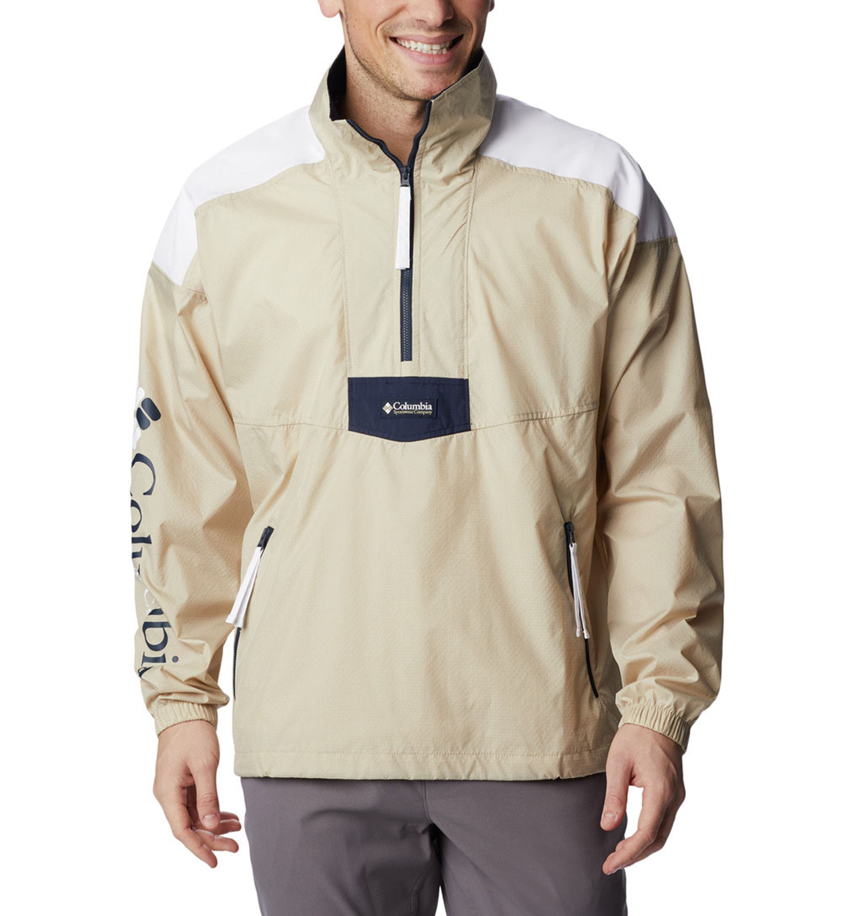COLUMBIA SPORTSWEARMen's Riptide Anorak Windbreaker Jacket
