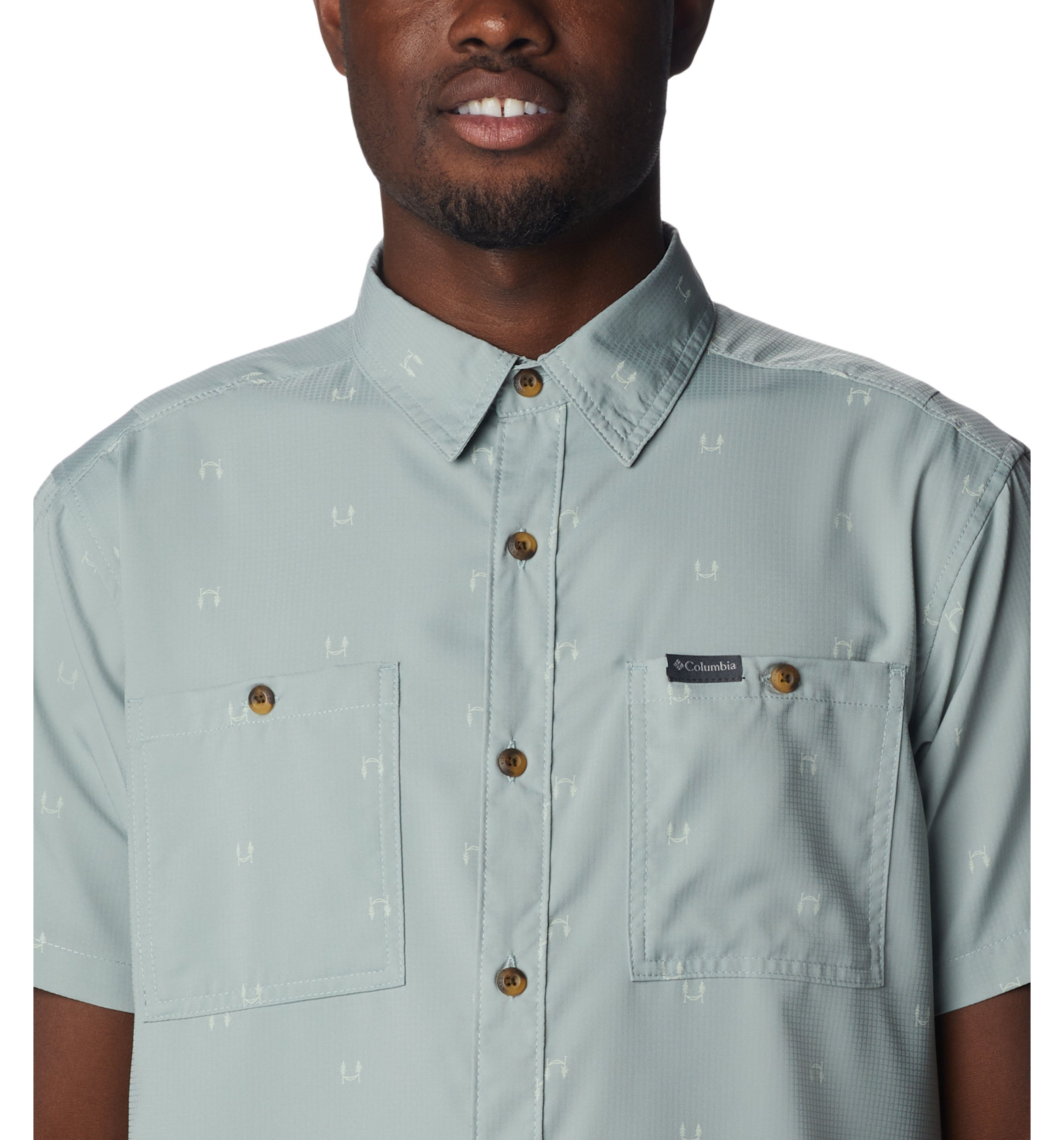 COLUMBIA SPORTSWEARColumbia Men's Utilizer Printed Woven Short Sleeve