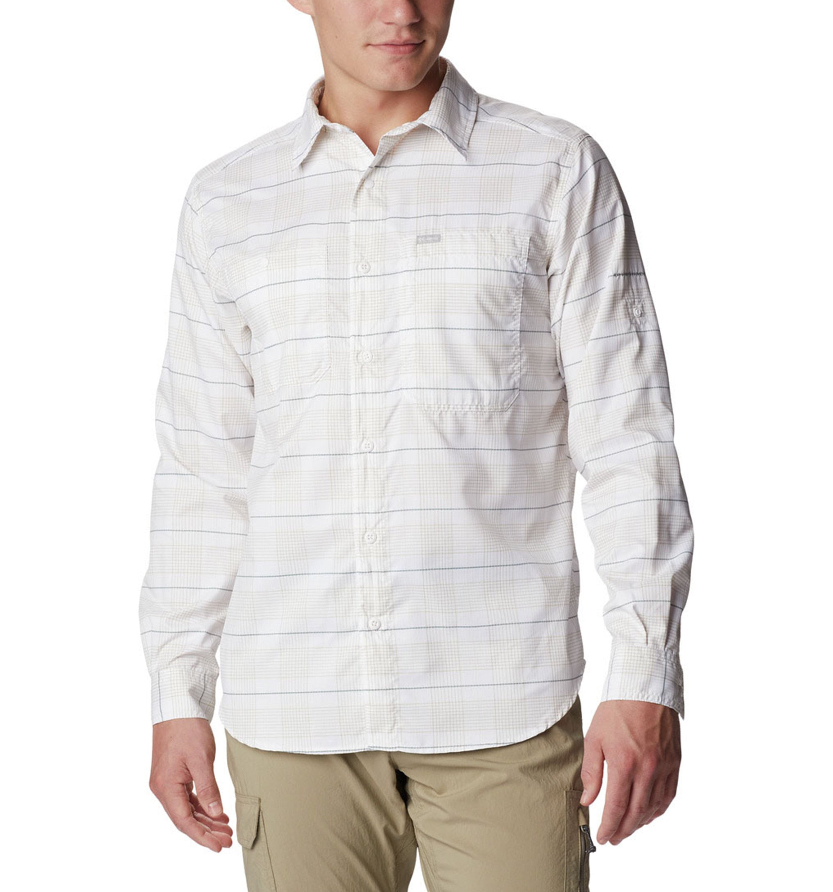 COLUMBIA SPORTSWEARColumbia Men's Silver Ridge Utility Lite Plaid Woven Long Sleeves