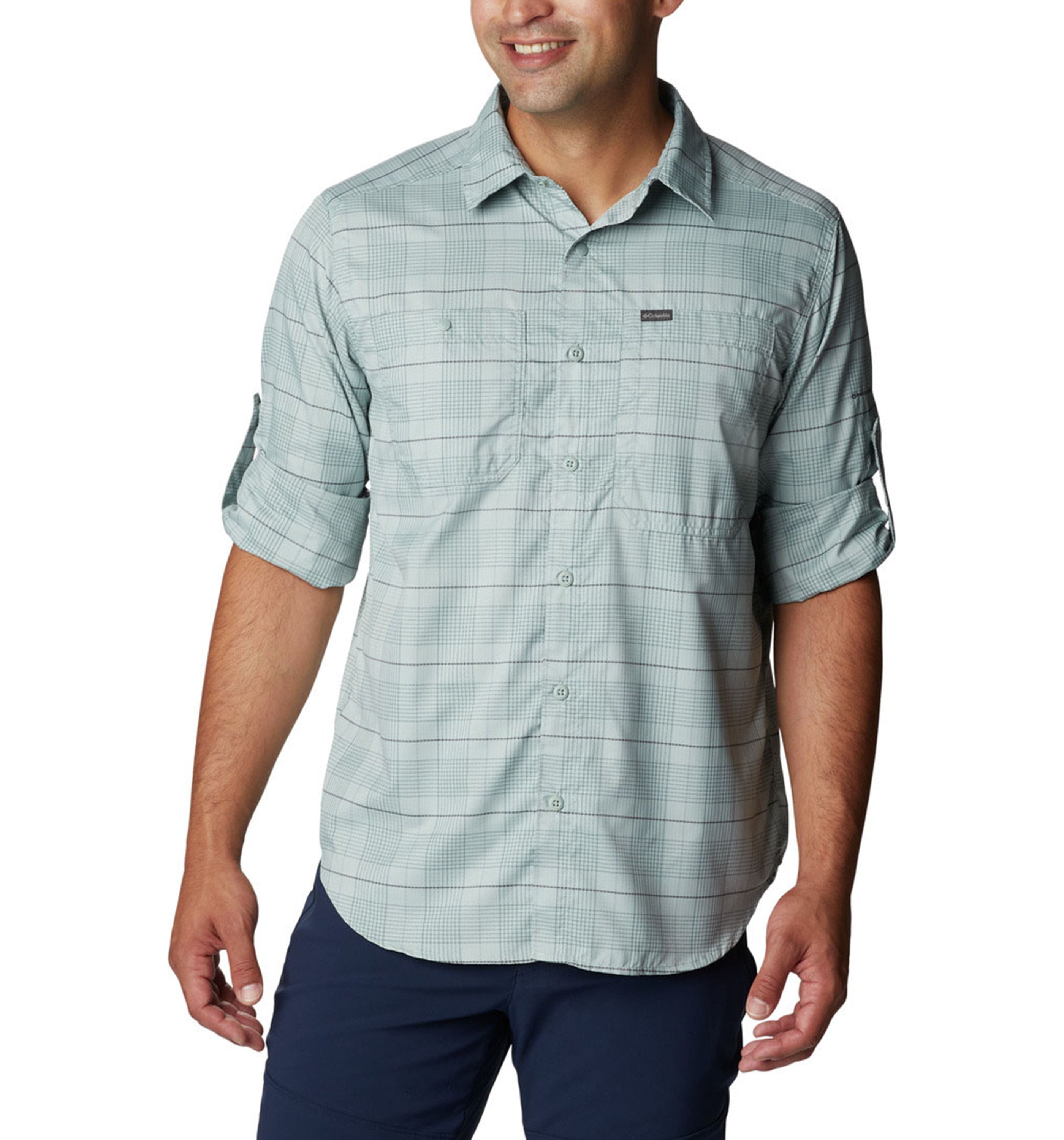 COLUMBIA SPORTSWEARColumbia Men's Silver Ridge Utility Lite Plaid Woven Long Sleeves