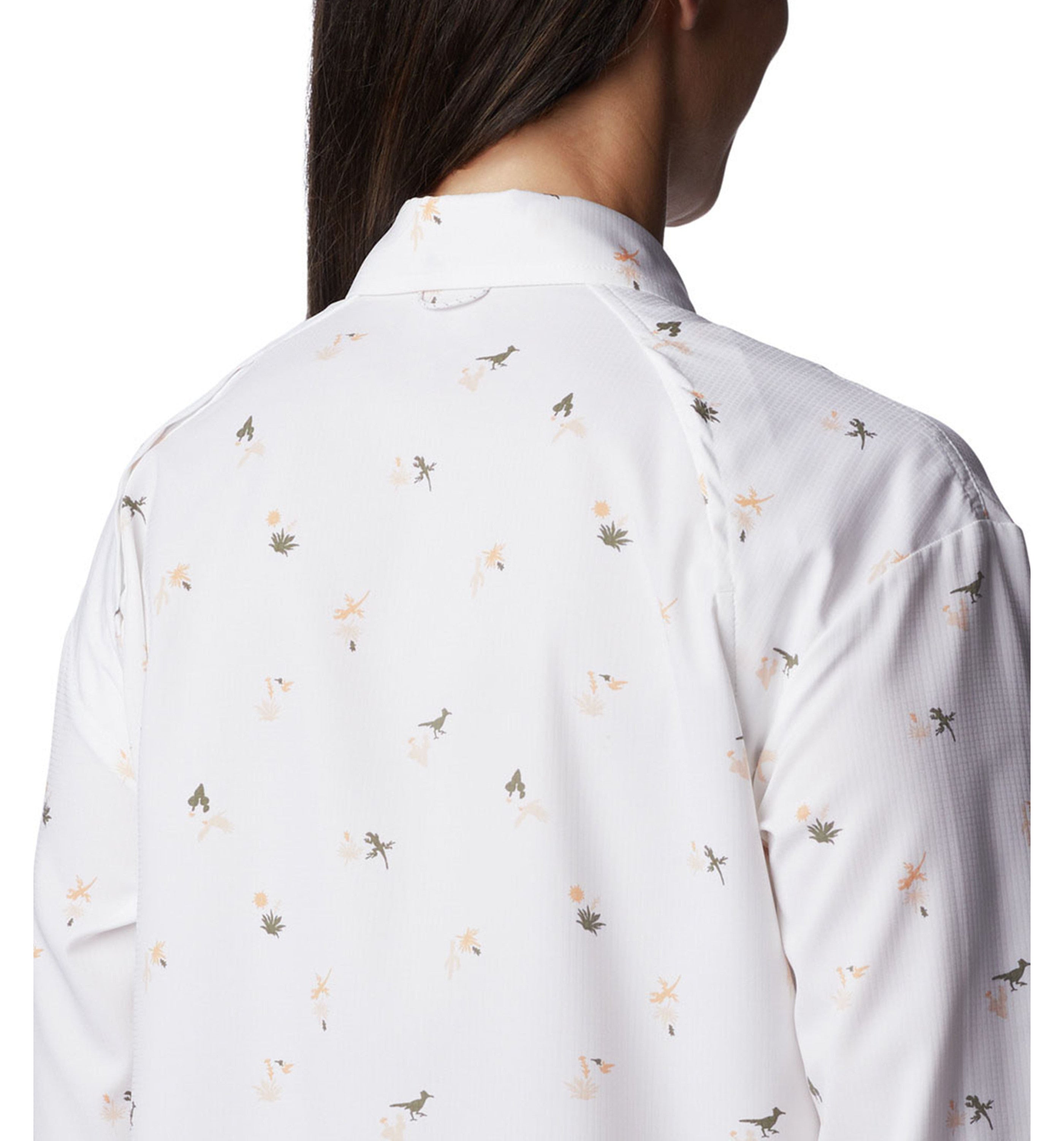 COLUMBIA SPORTSWEARColumbia Women's Silver Ridge Utility Patterned Woven Long Sleeve Shirt