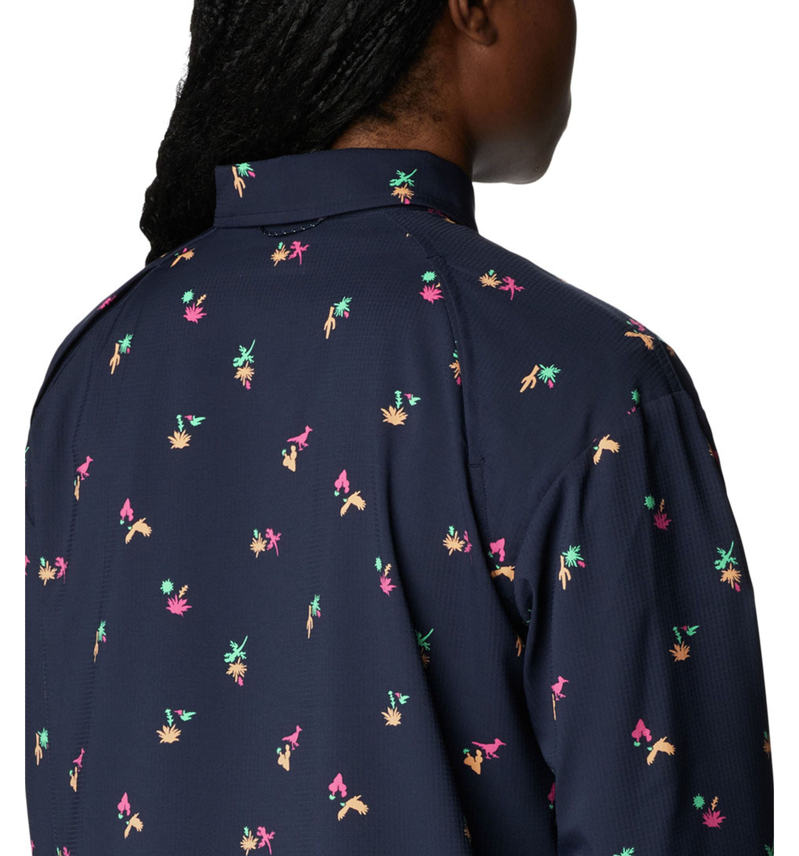 COLUMBIA SPORTSWEARColumbia Women's Silver Ridge Utility Patterned Woven Long Sleeve Shirt