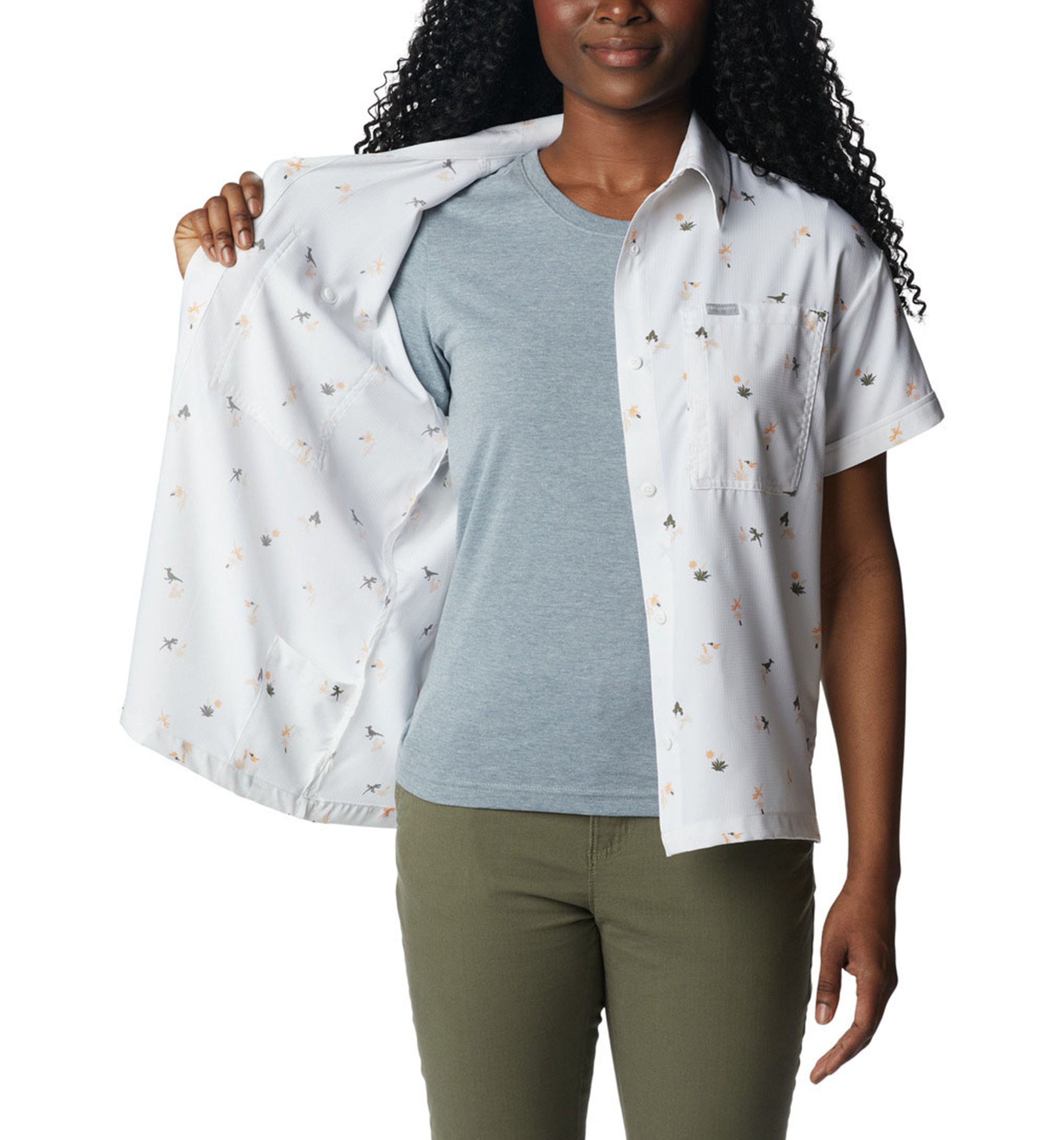 COLUMBIA SPORTSWEARColumbia Women's Silver Ridge Utility Woven Short Sleeve Shirt