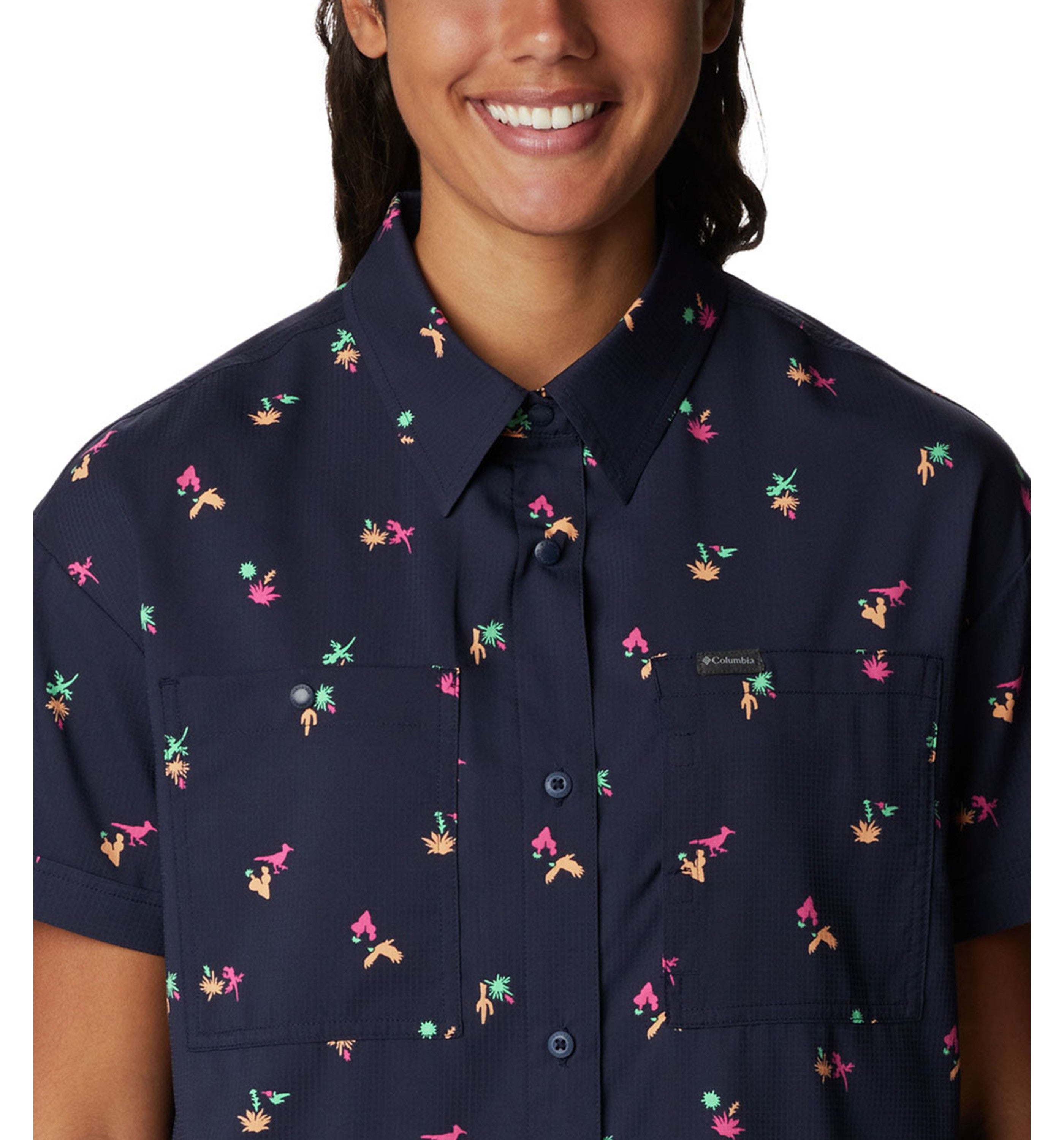 COLUMBIA SPORTSWEARColumbia Women's Silver Ridge Utility Woven Short Sleeve Shirt
