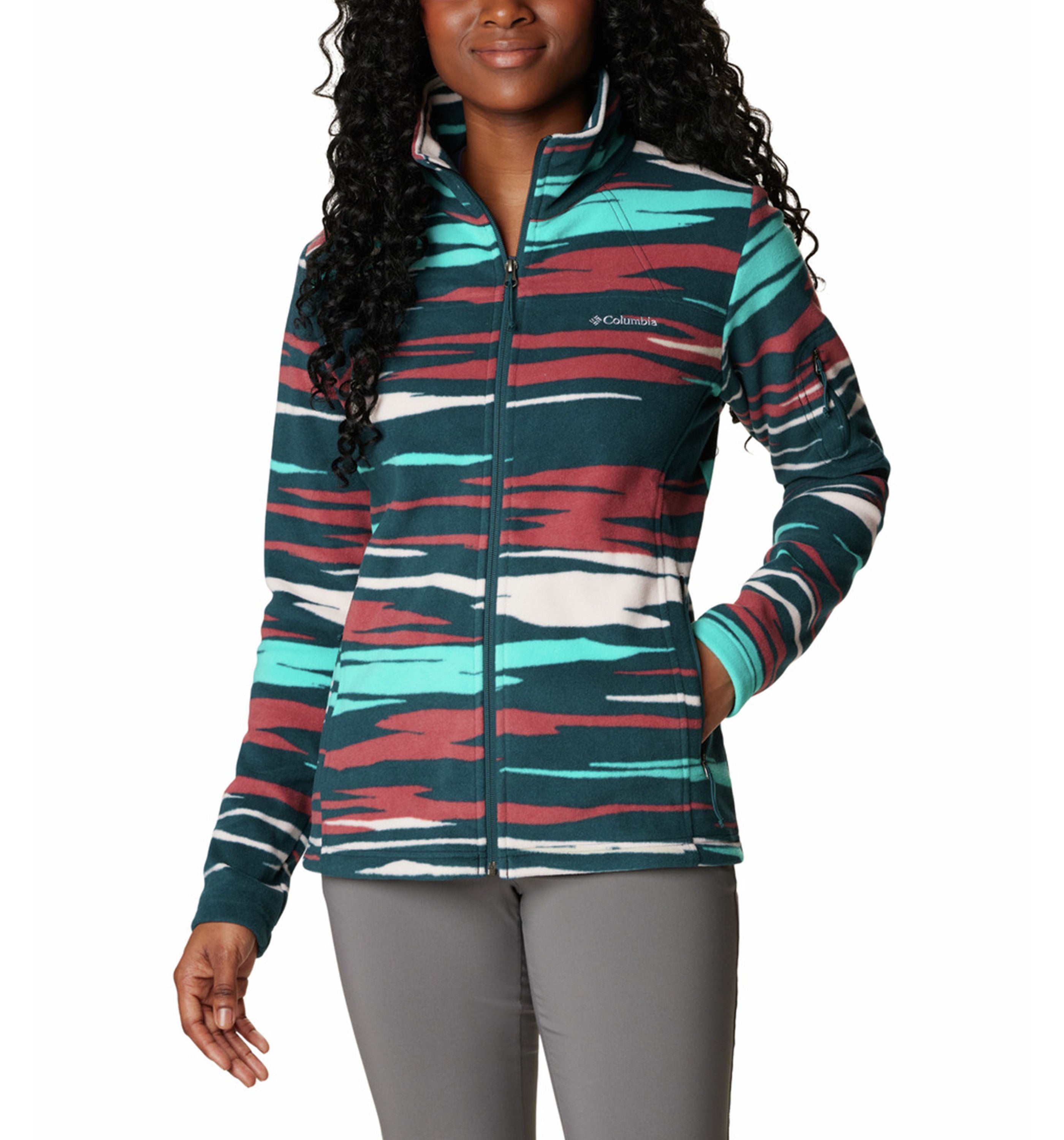 COLUMBIA SPORTSWEARWomen's Fast Trek Printed Fleece Jacket