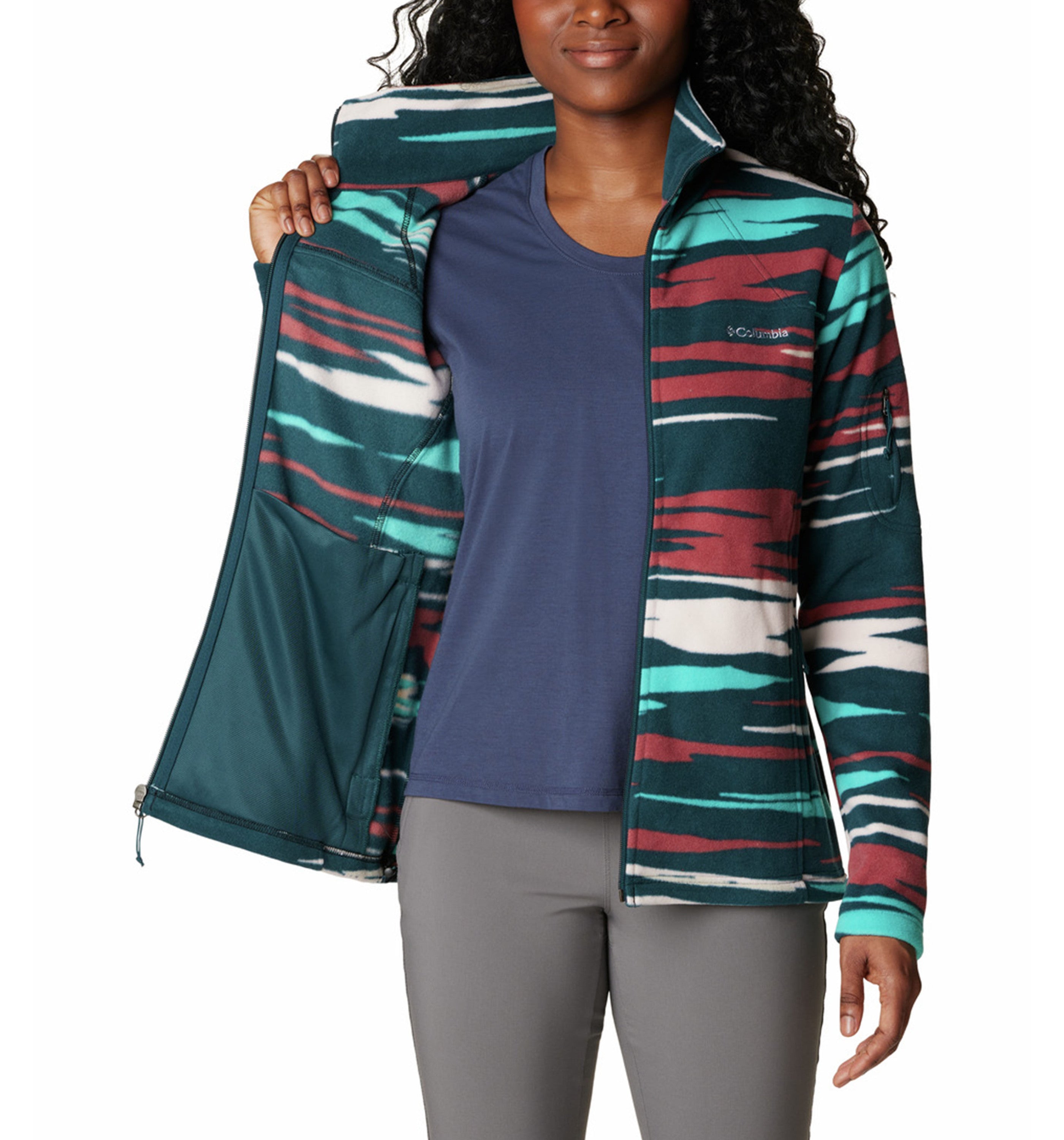 COLUMBIA SPORTSWEARWomen's Fast Trek Printed Fleece Jacket