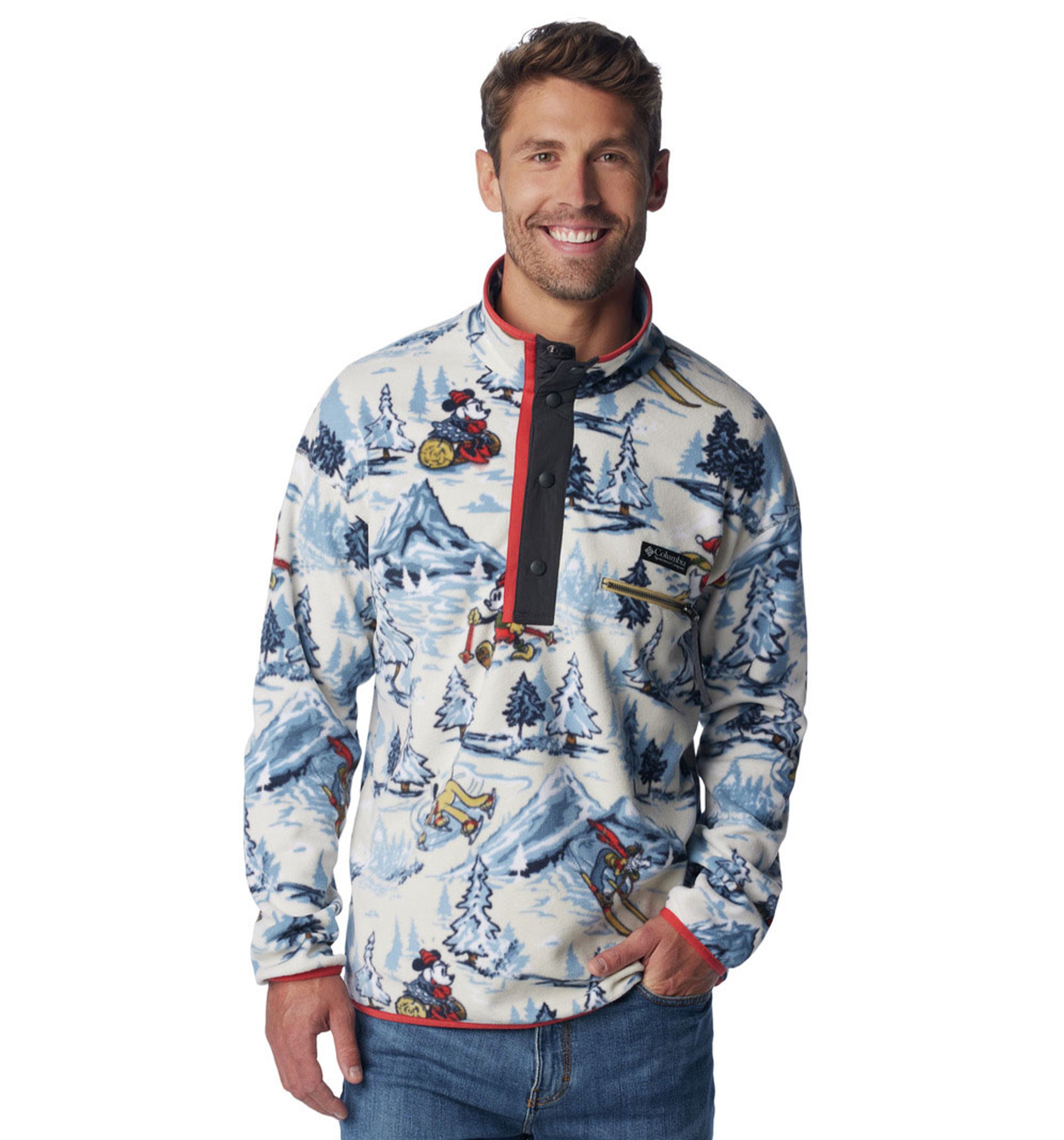 COLUMBIA SPORTSWEARMen's Disney 100 Half Snap Fleece Jacket