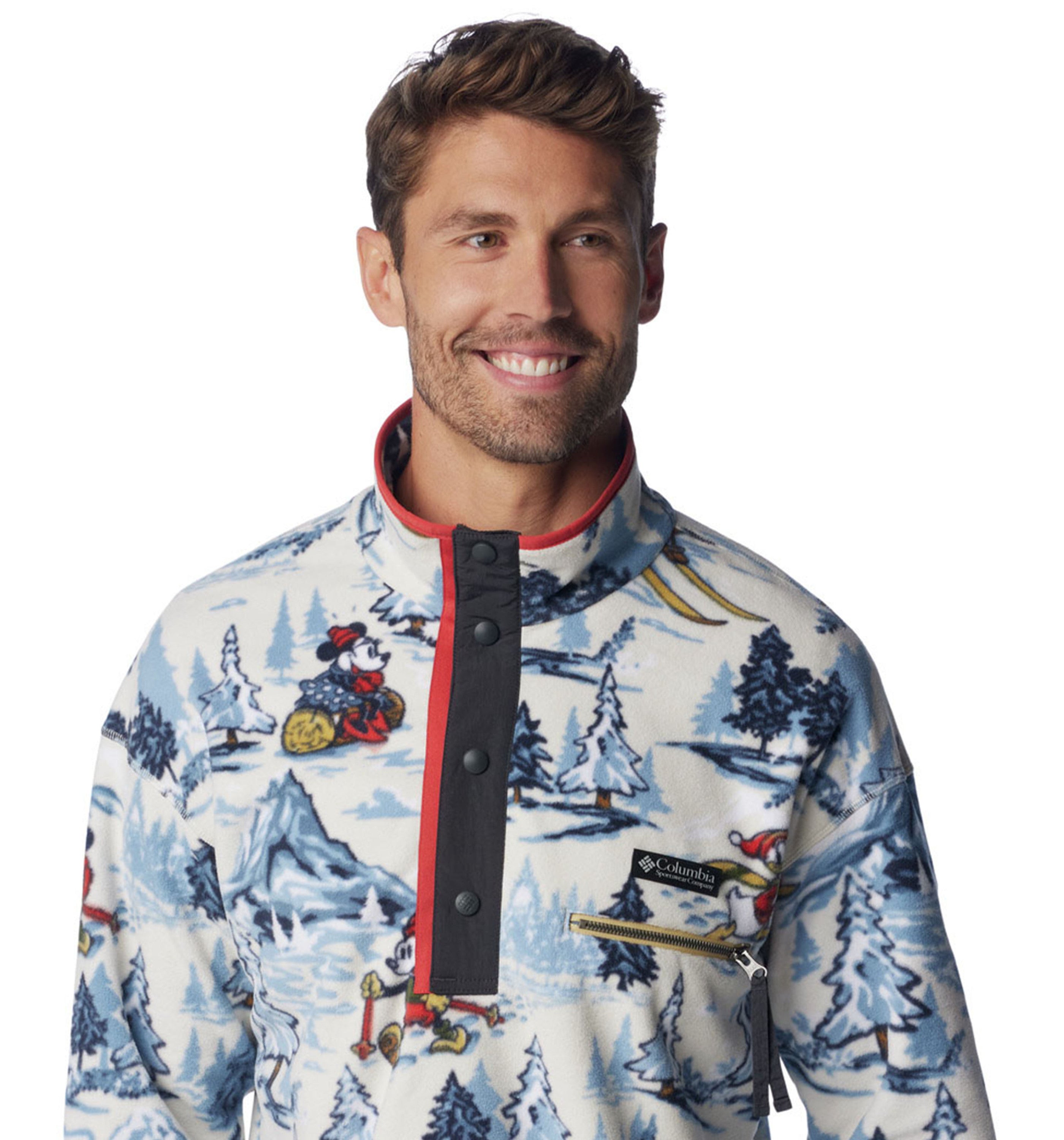 COLUMBIA SPORTSWEARMen's Disney 100 Half Snap Fleece Jacket
