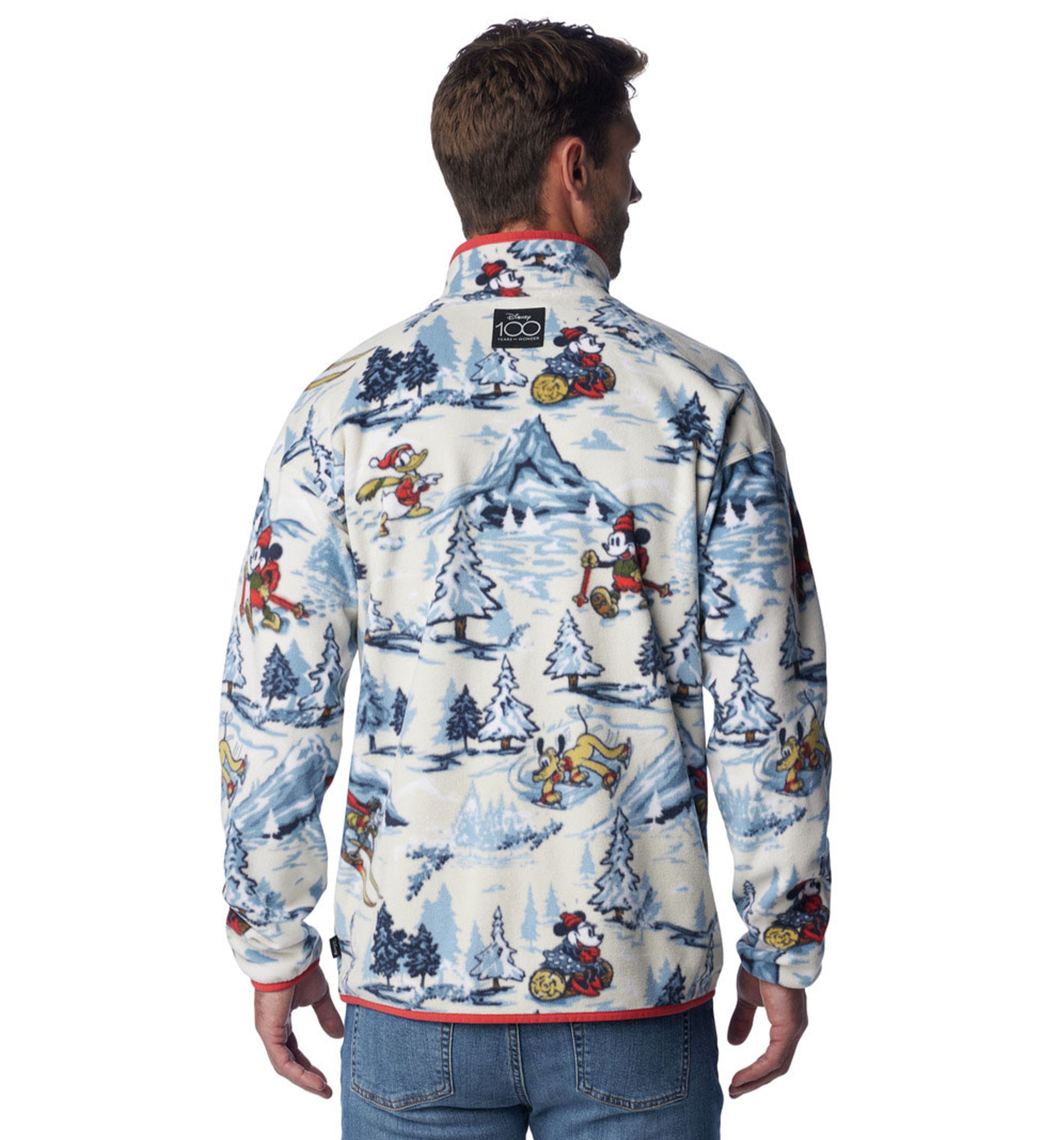 COLUMBIA SPORTSWEARMen's Disney 100 Half Snap Fleece Jacket