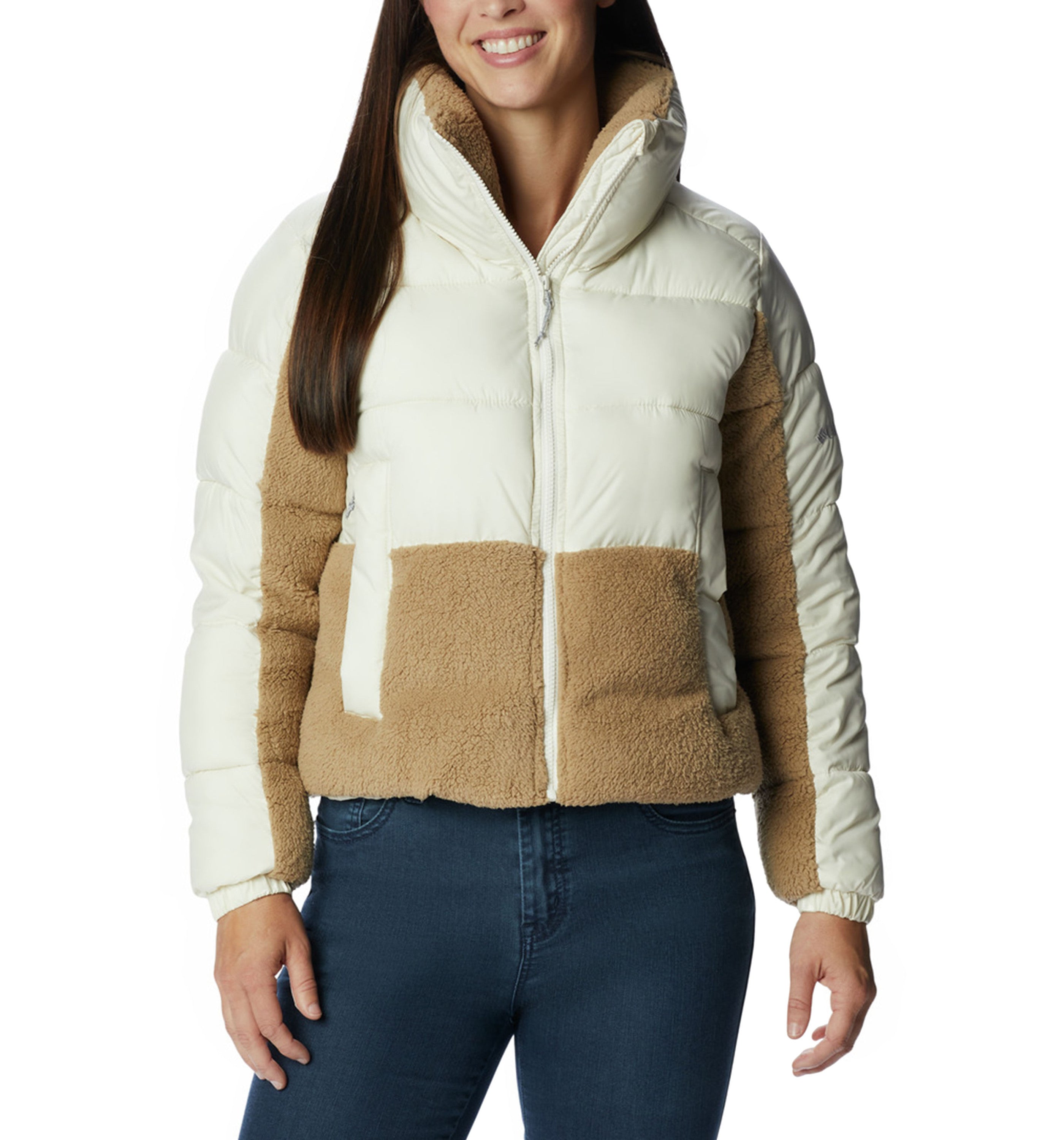 COLUMBIA SPORTSWEARWomen's Leadbetter Point Sherpa Hybrid Winter Jacket