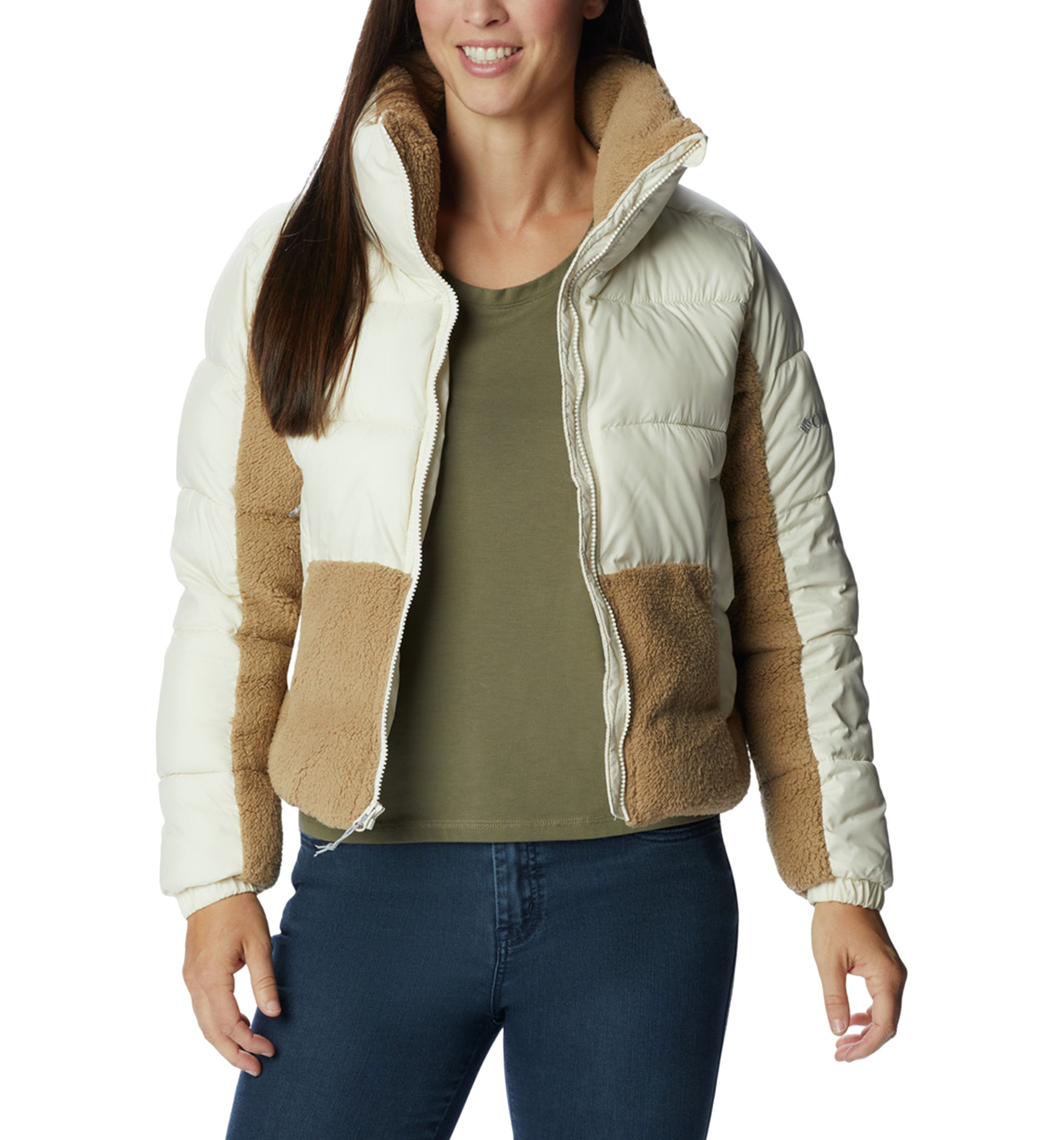 COLUMBIA SPORTSWEARWomen's Leadbetter Point Sherpa Hybrid Winter Jacket