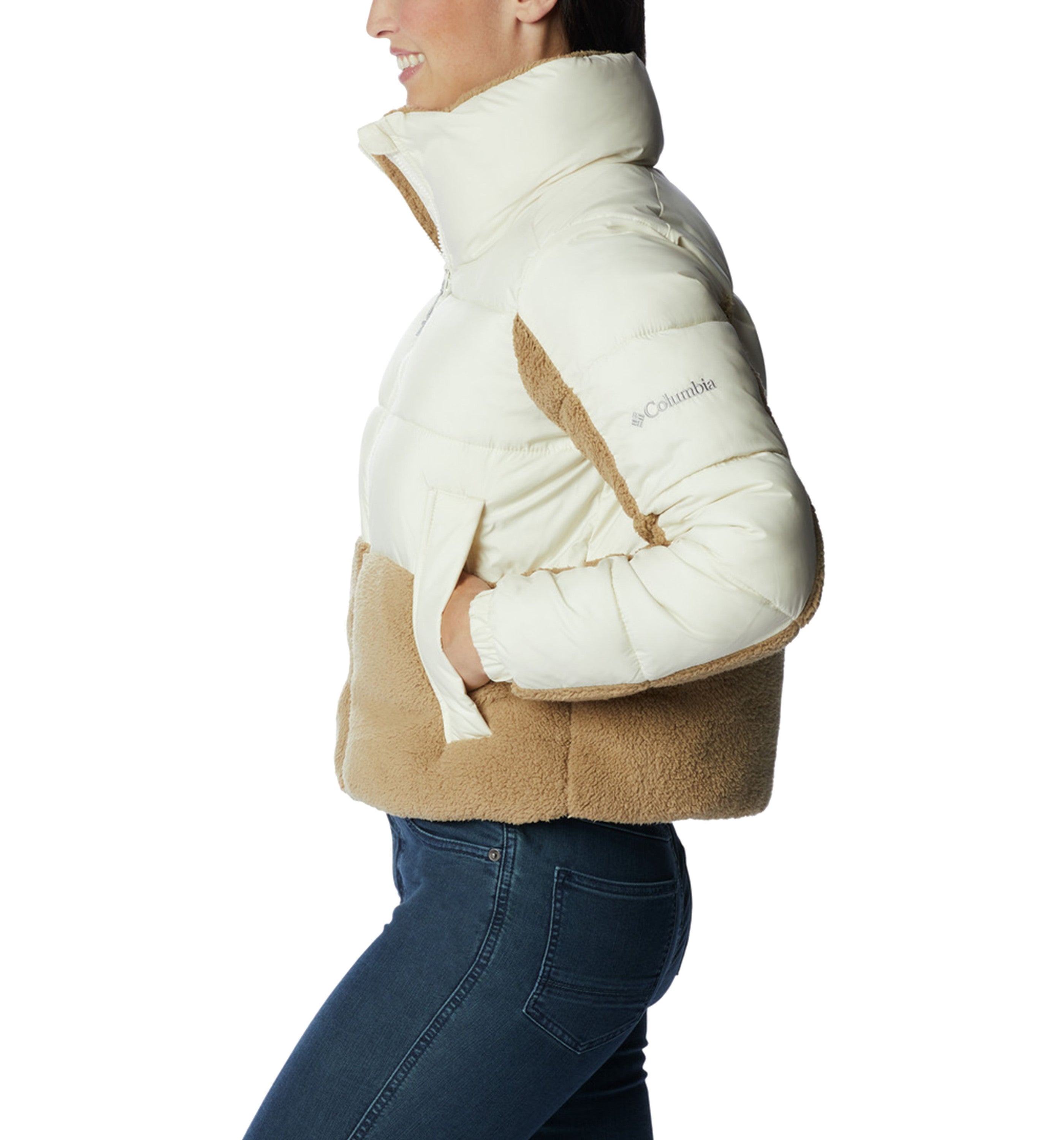 COLUMBIA SPORTSWEARWomen's Leadbetter Point Sherpa Hybrid Winter Jacket