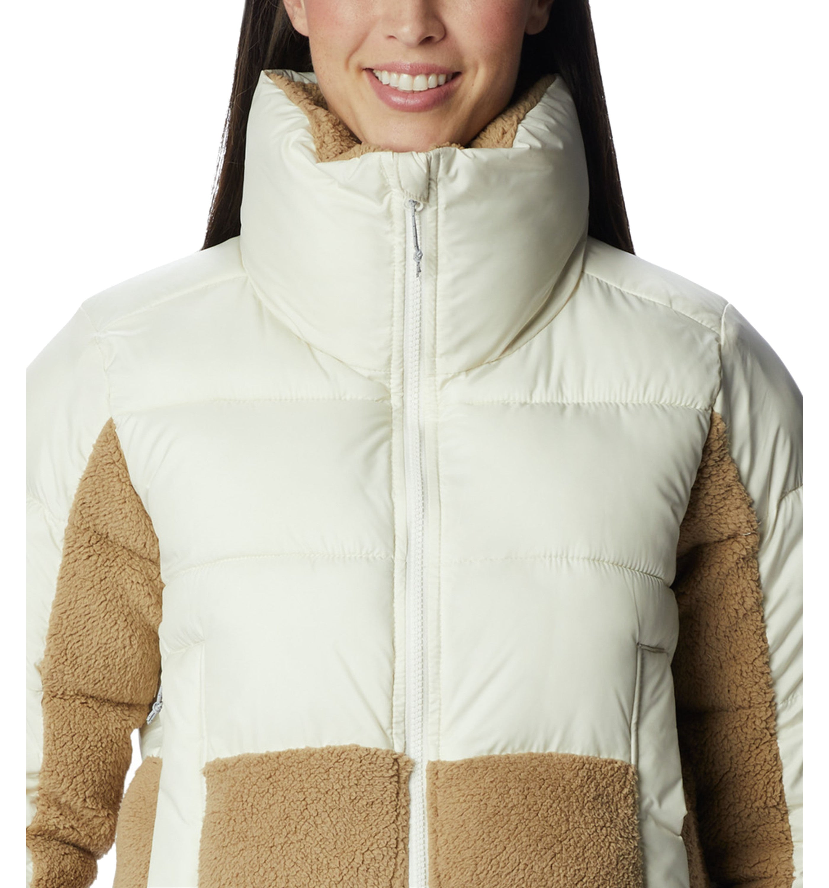 COLUMBIA SPORTSWEARWomen's Leadbetter Point Sherpa Hybrid Winter Jacket