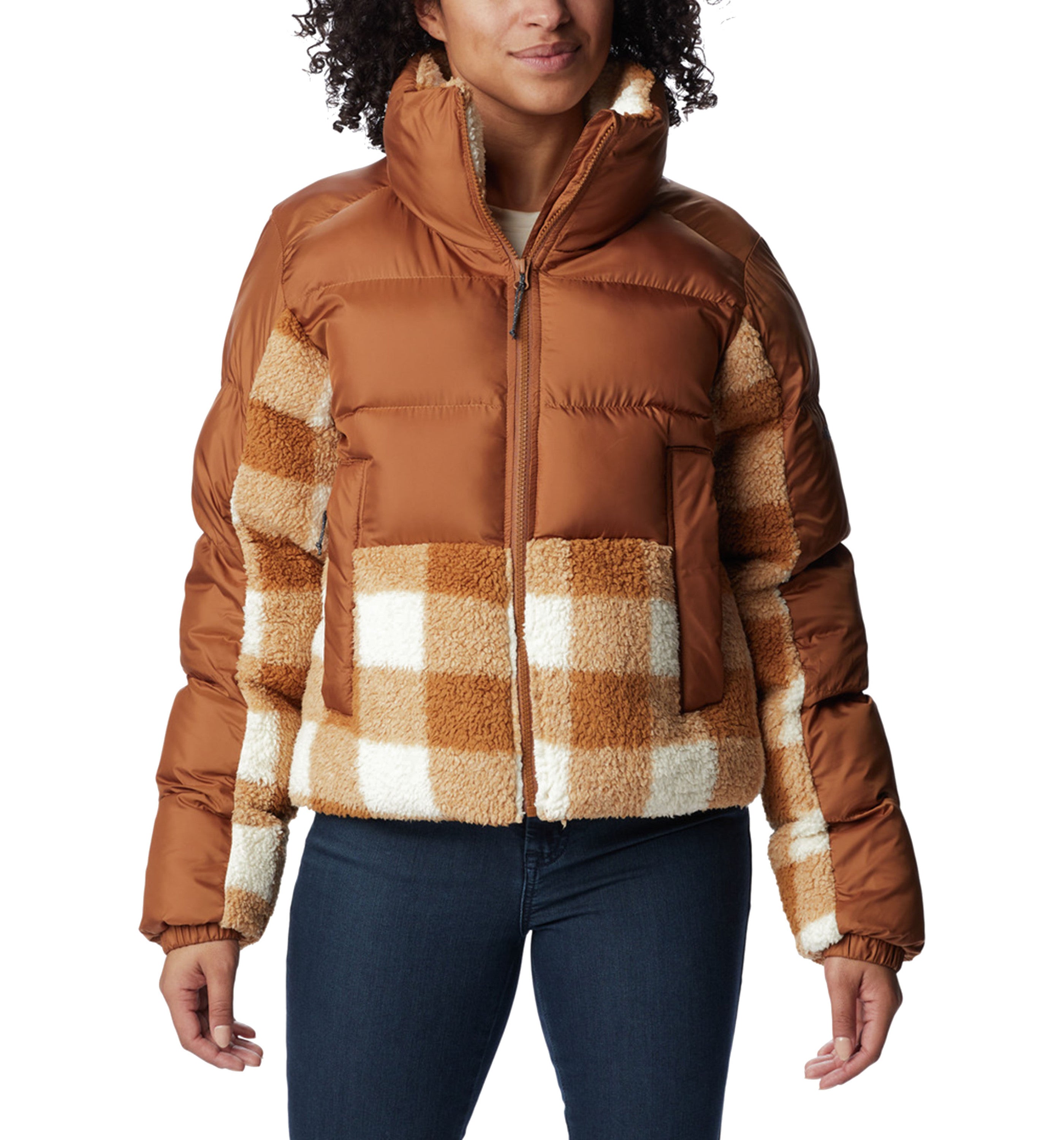 COLUMBIA SPORTSWEARWomen's Leadbetter Point Sherpa Hybrid Winter Jacket
